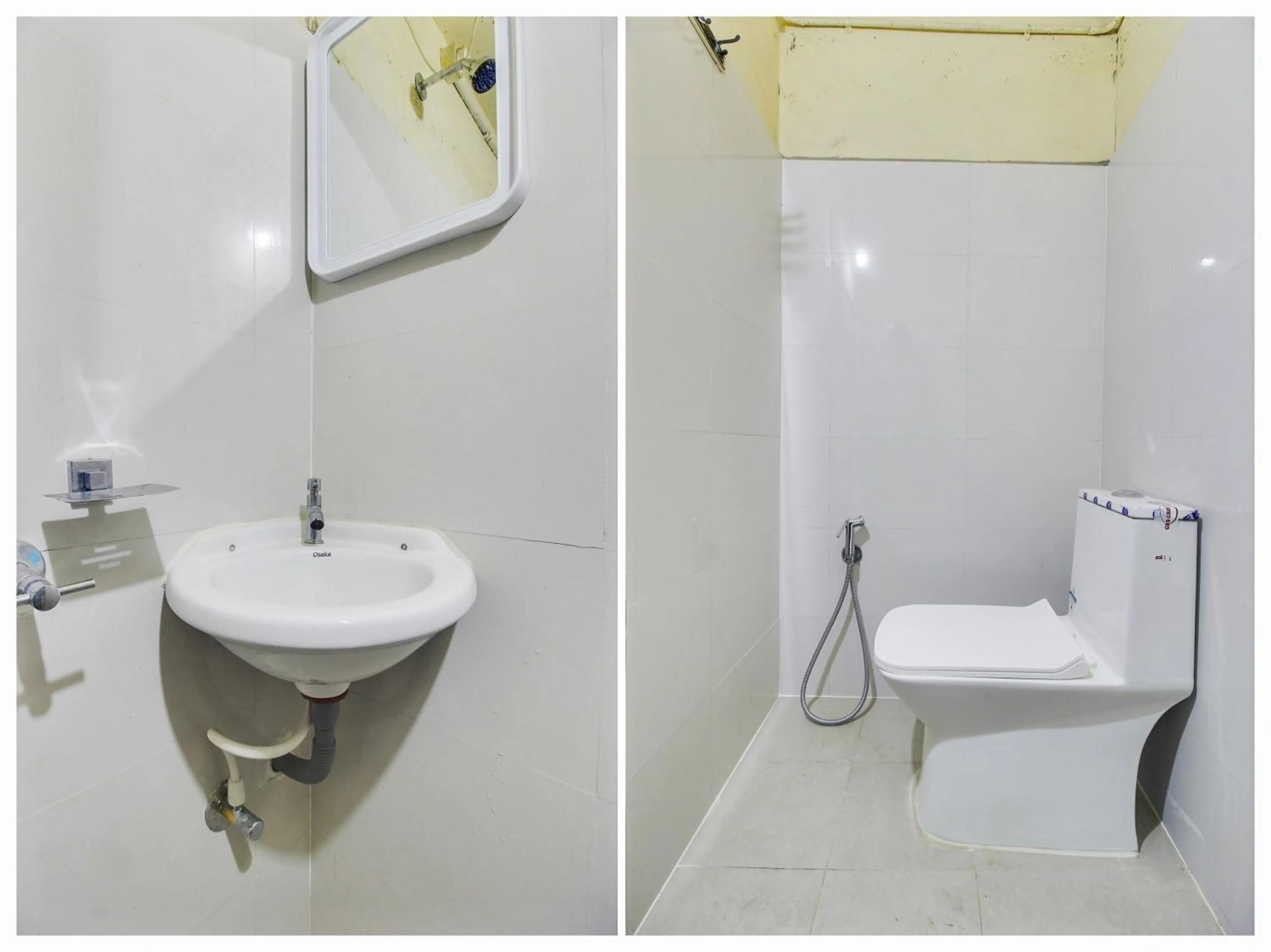 Bathroom in Hotel O Sri Gopi Mini Guest House Near Erragadda Metro Station