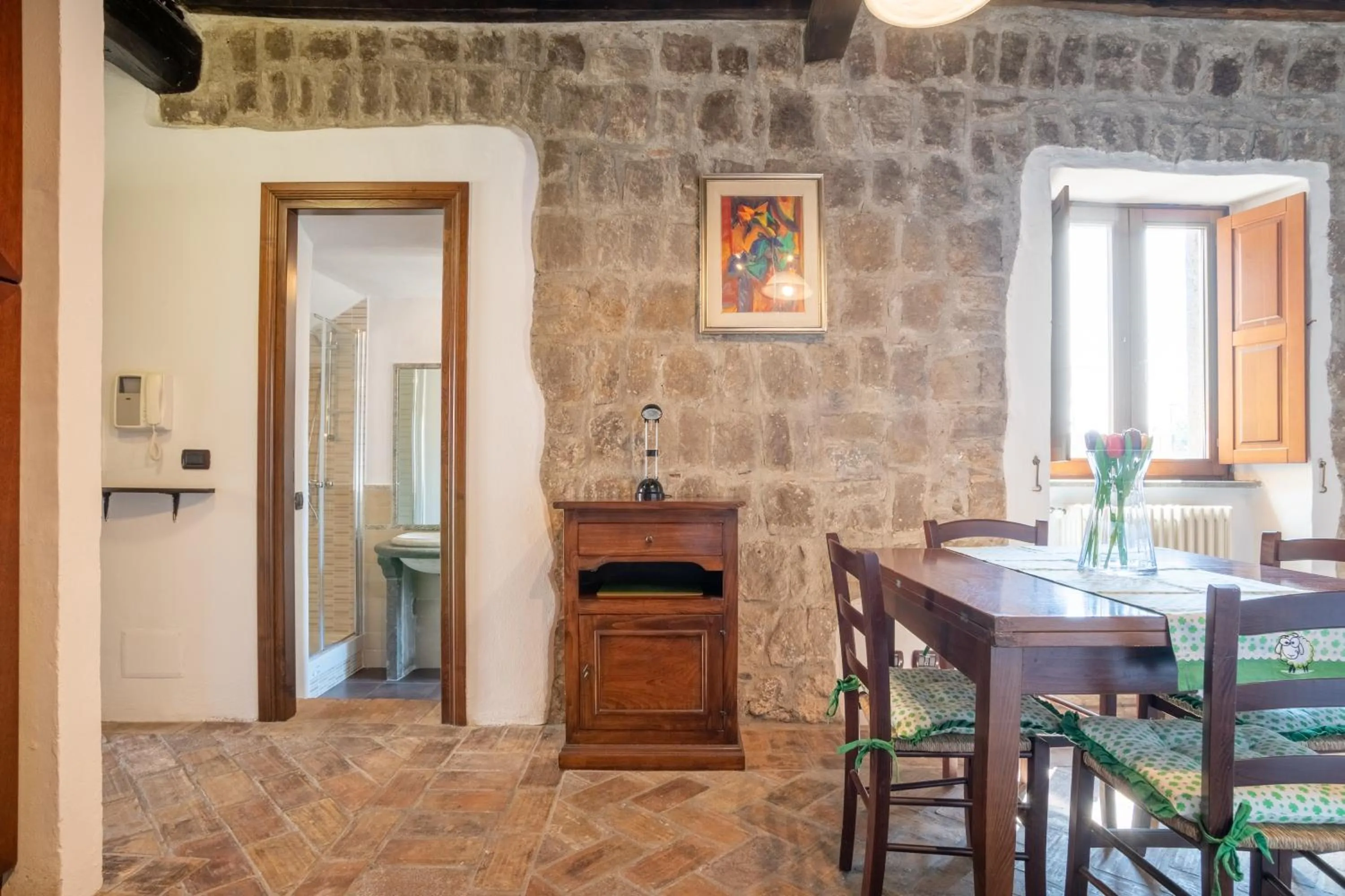 Dining area in La Suite del Borgo