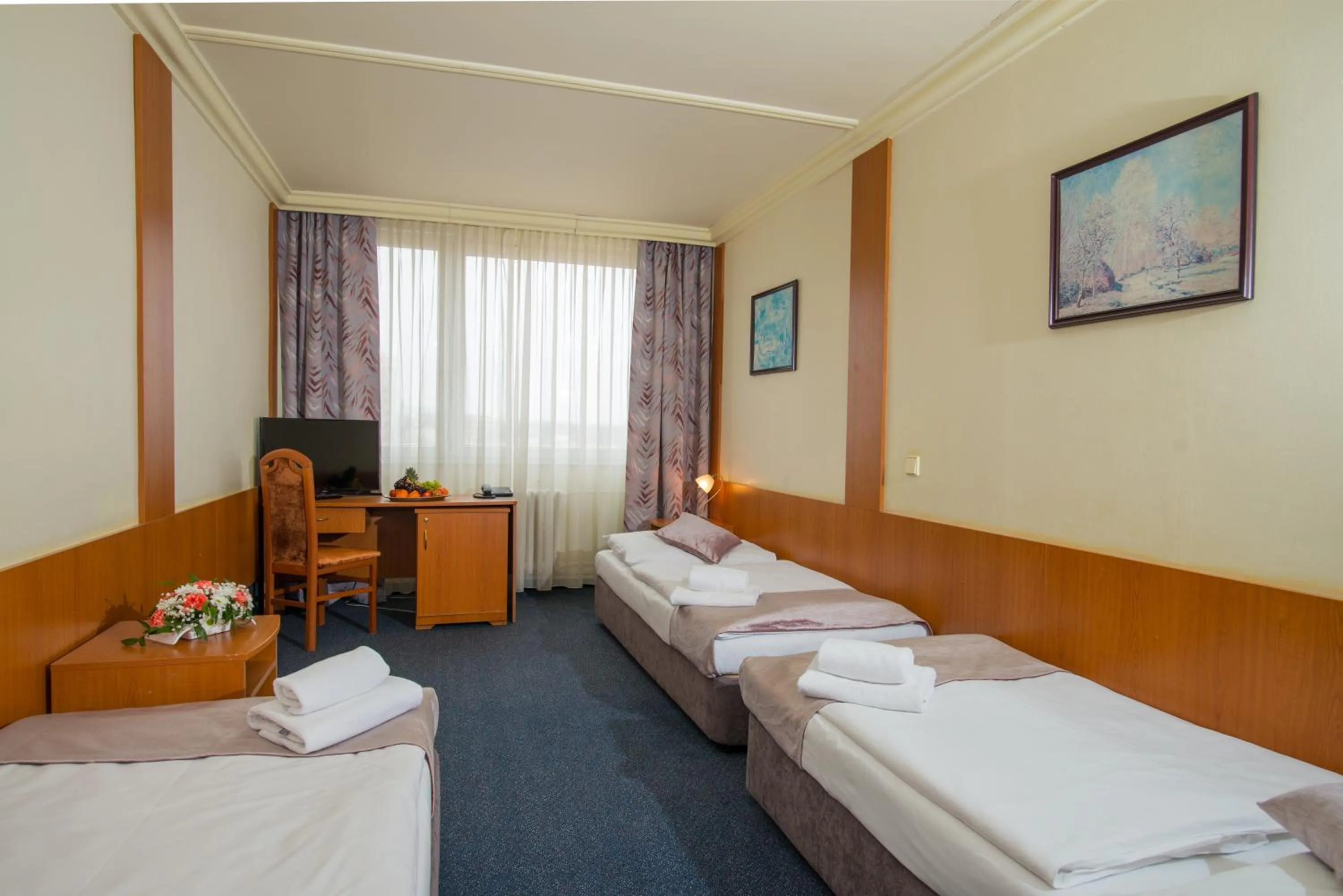 Bed in TOP HOTEL Praha