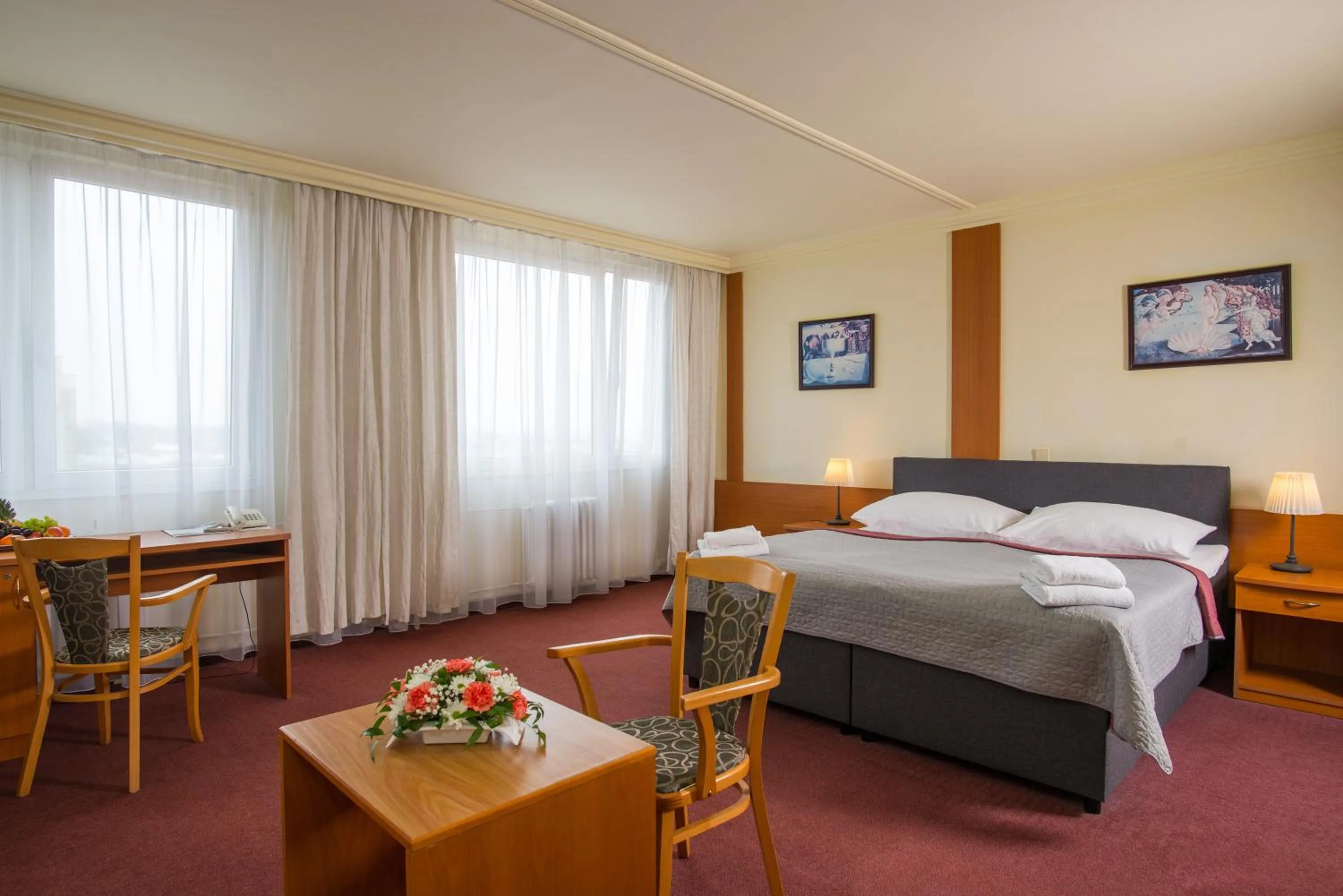 Bed in TOP HOTEL Praha