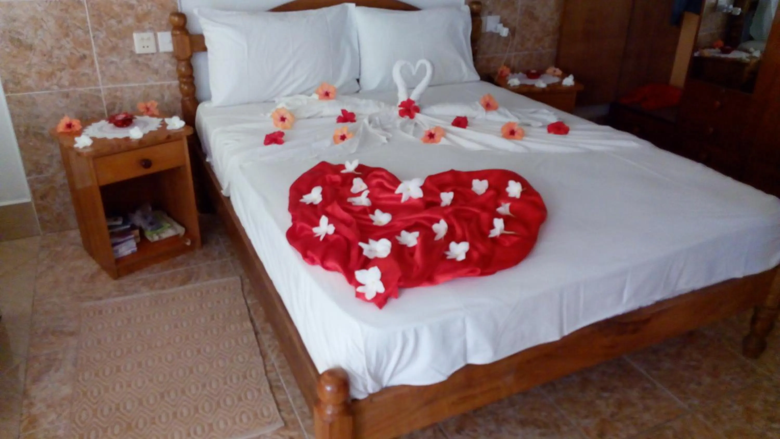 Bed in Rising Sun Guesthouse