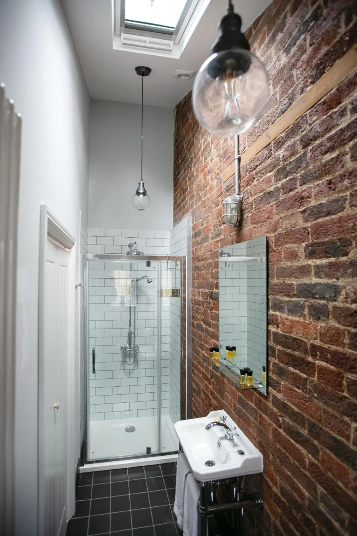 Shower in Accommodation at Salomons Estate