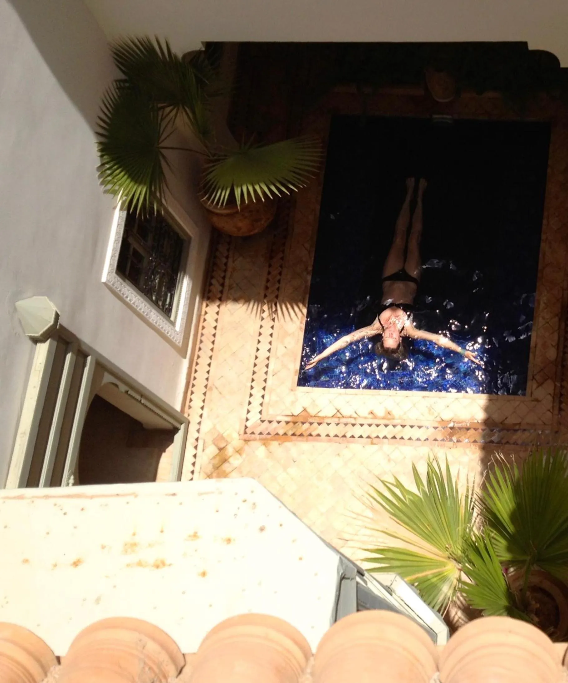 Swimming pool in Riad Timila