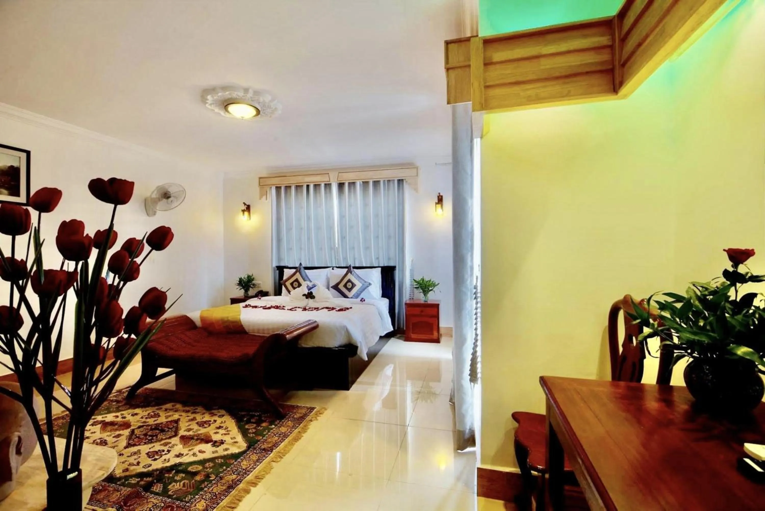 Bed in Bou Phanith Villa