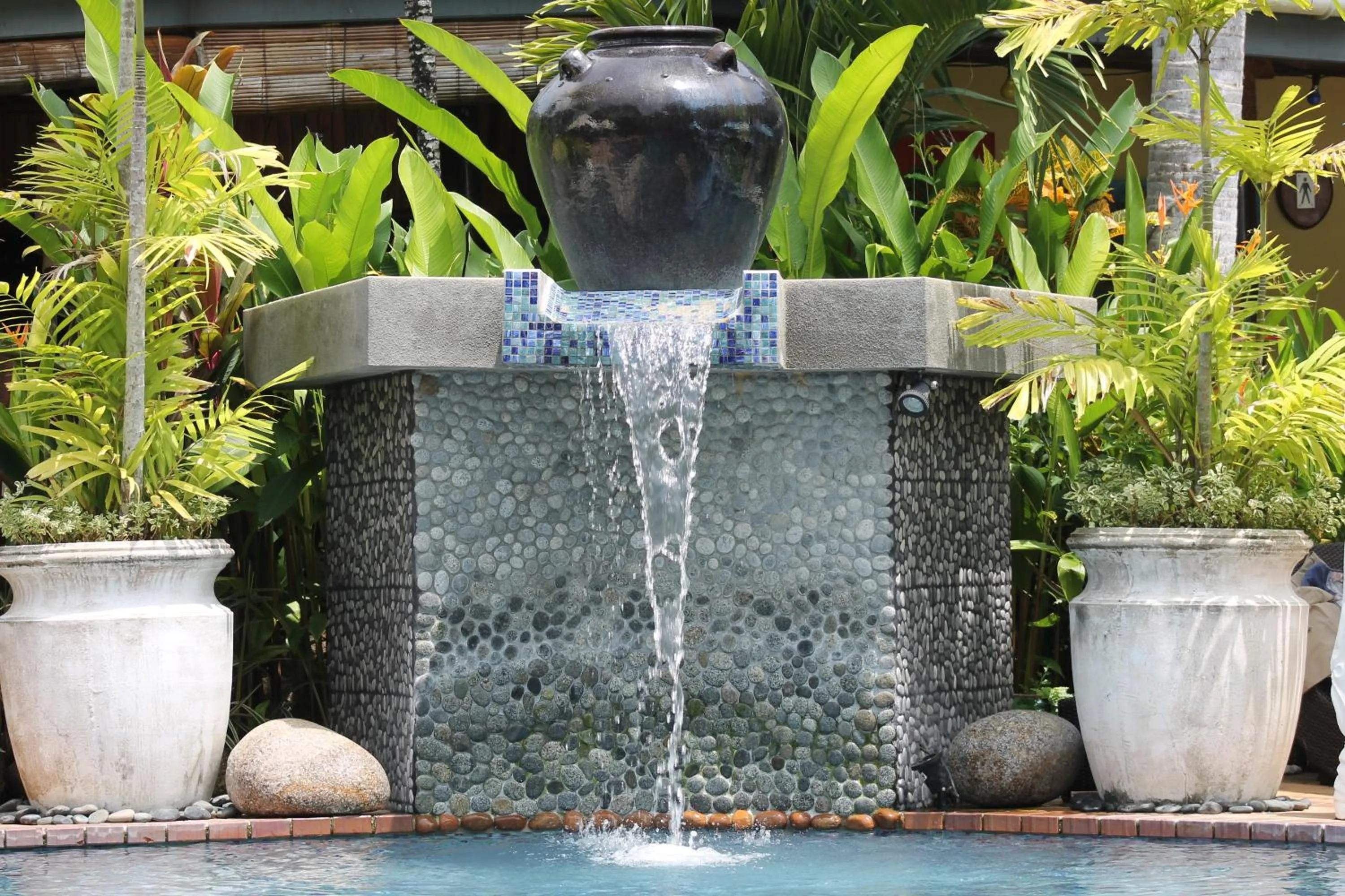 Decorative detail in Hotel Chateau St Cloud