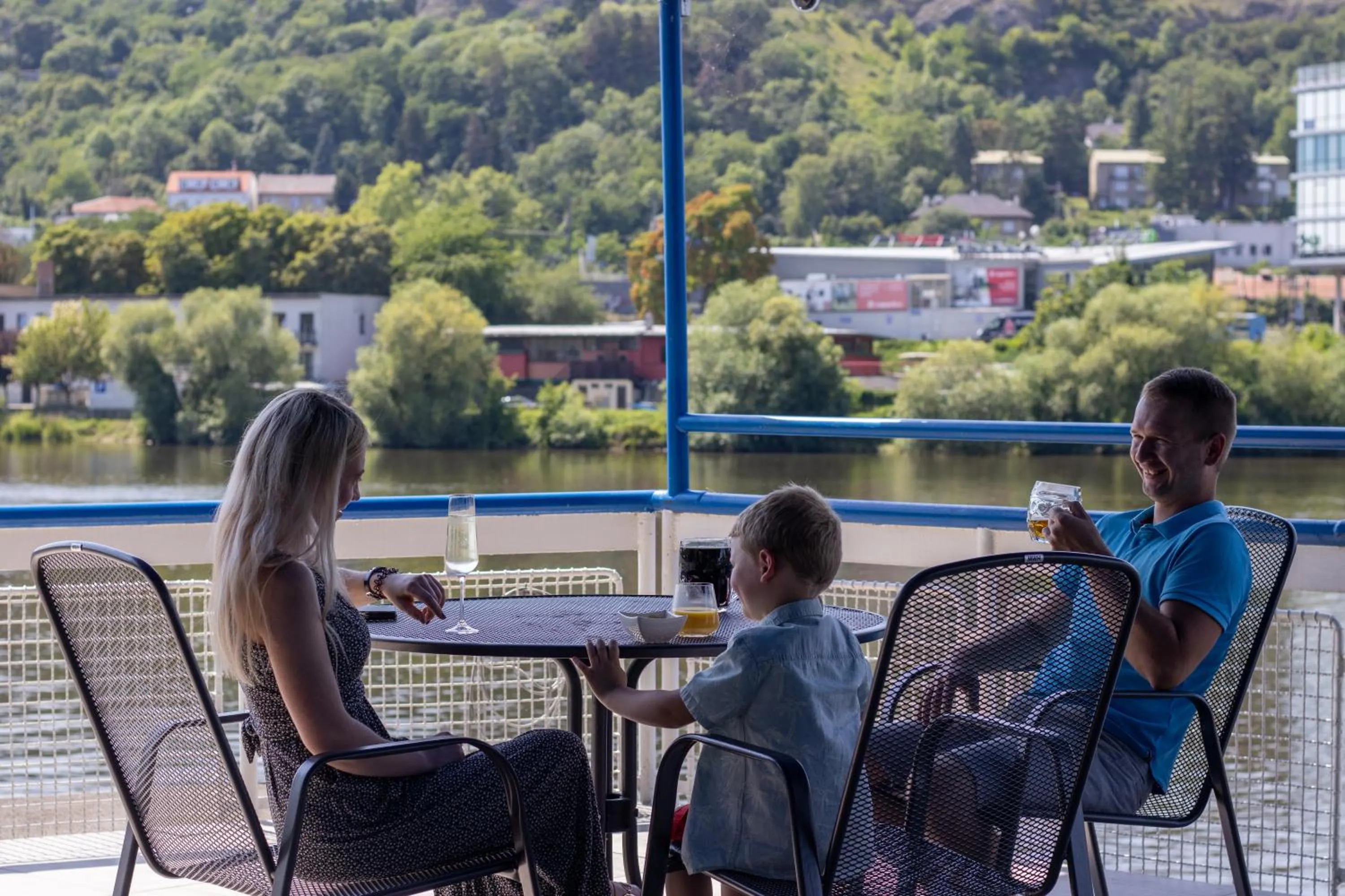 People in Botel Racek