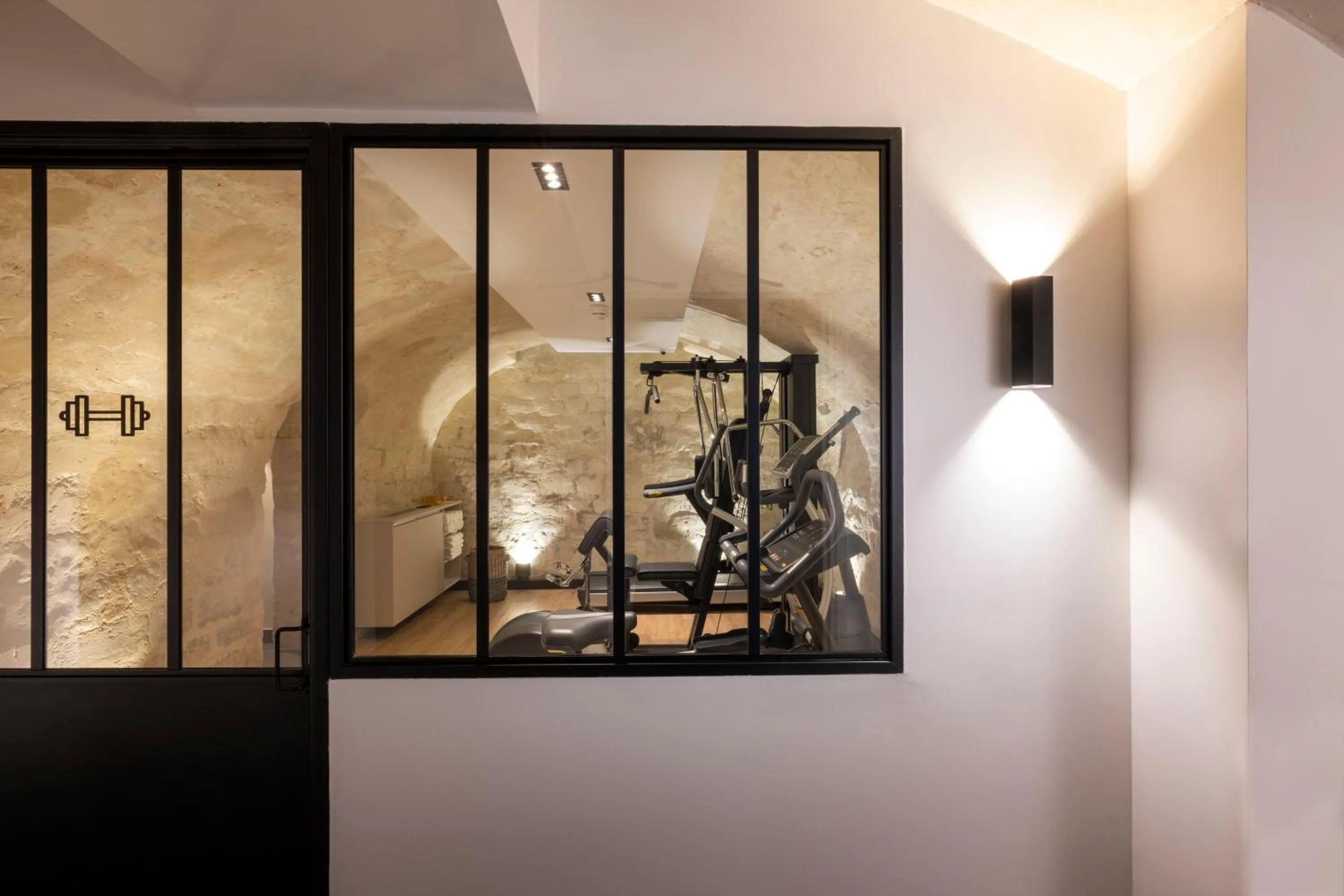 Fitness centre/facilities in Hôtel La Canopée