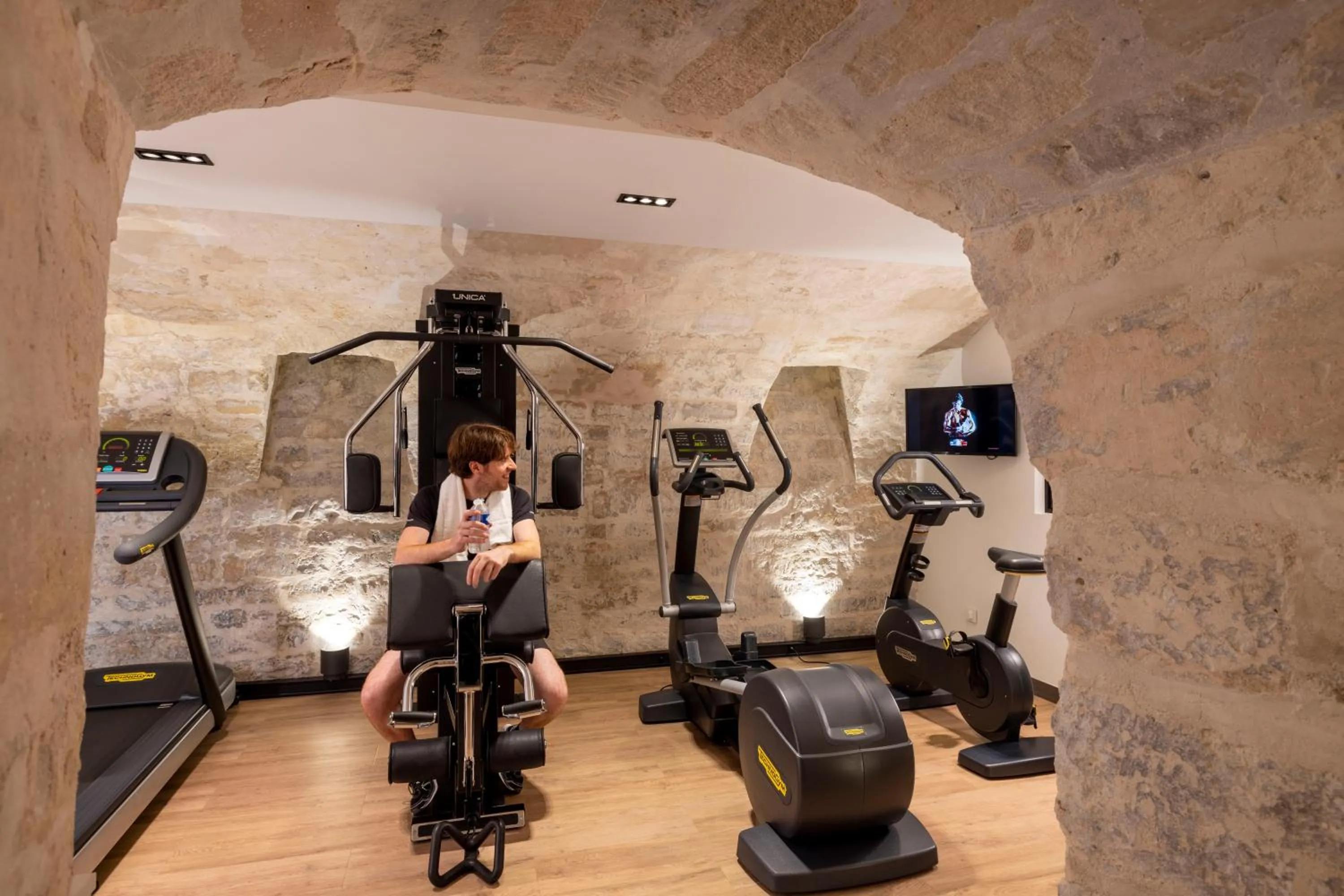 Fitness centre/facilities in Hôtel La Canopée