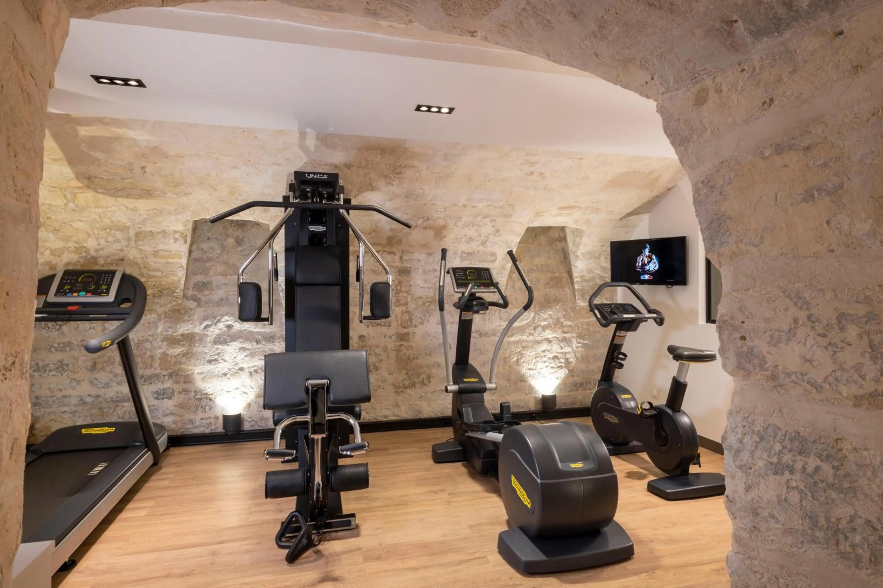 Fitness centre/facilities in Hôtel La Canopée