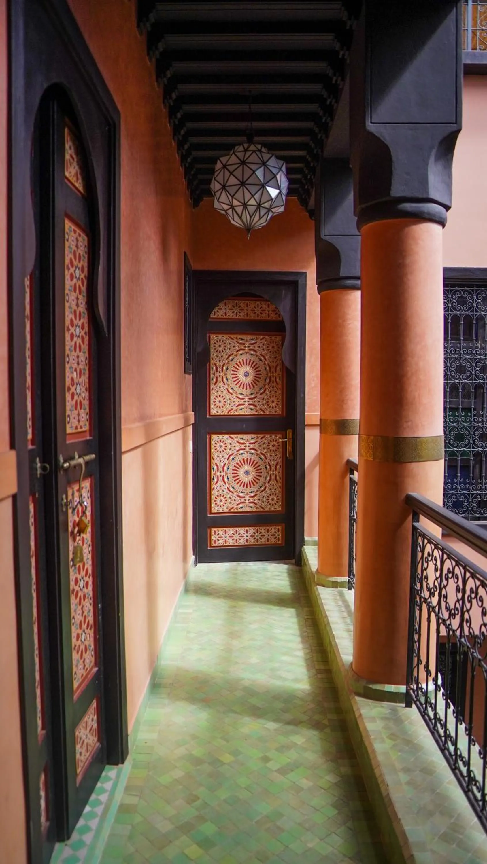 Inner courtyard view in Riad Sultan Suleiman