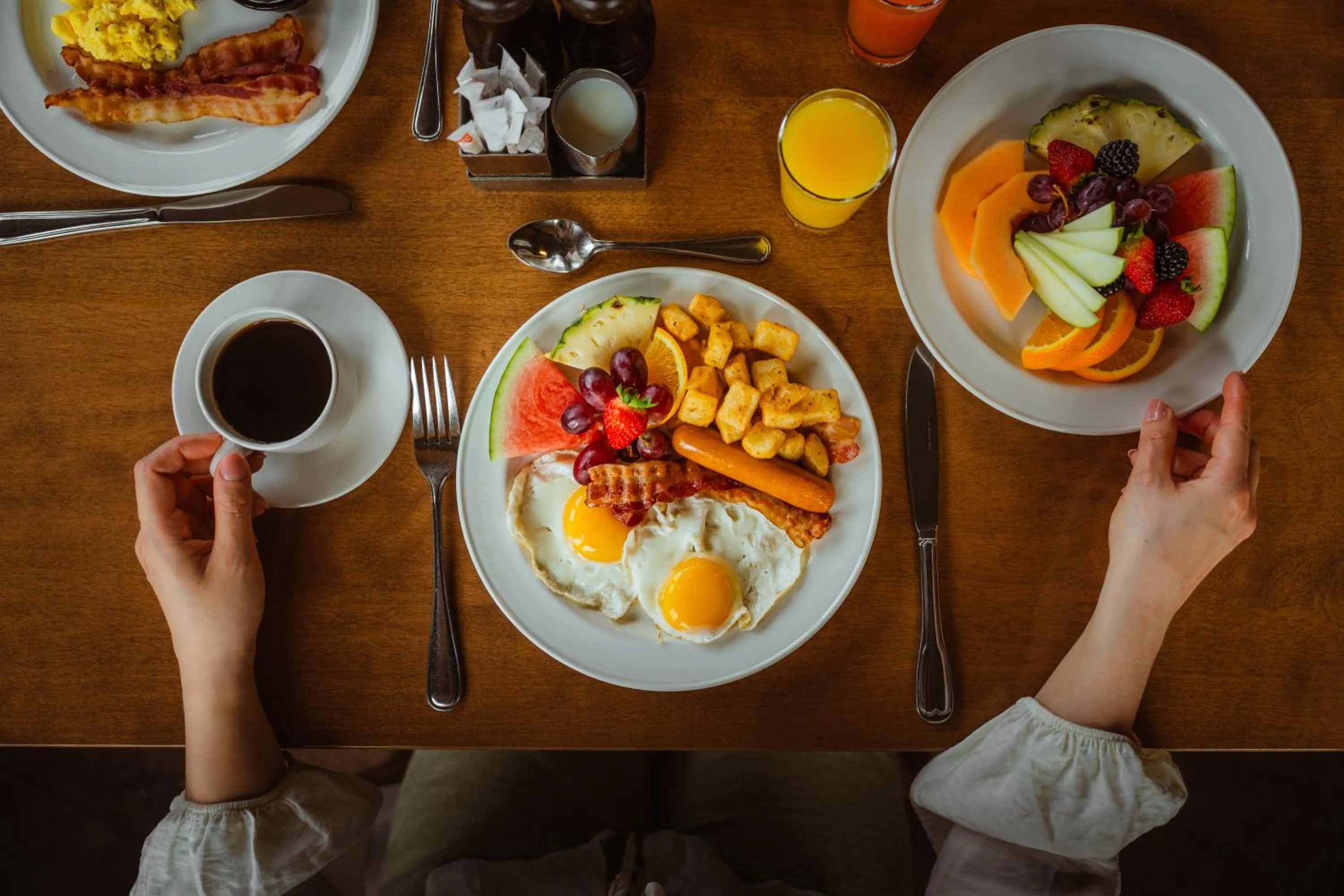 Breakfast in Hotel Chateau Bromont