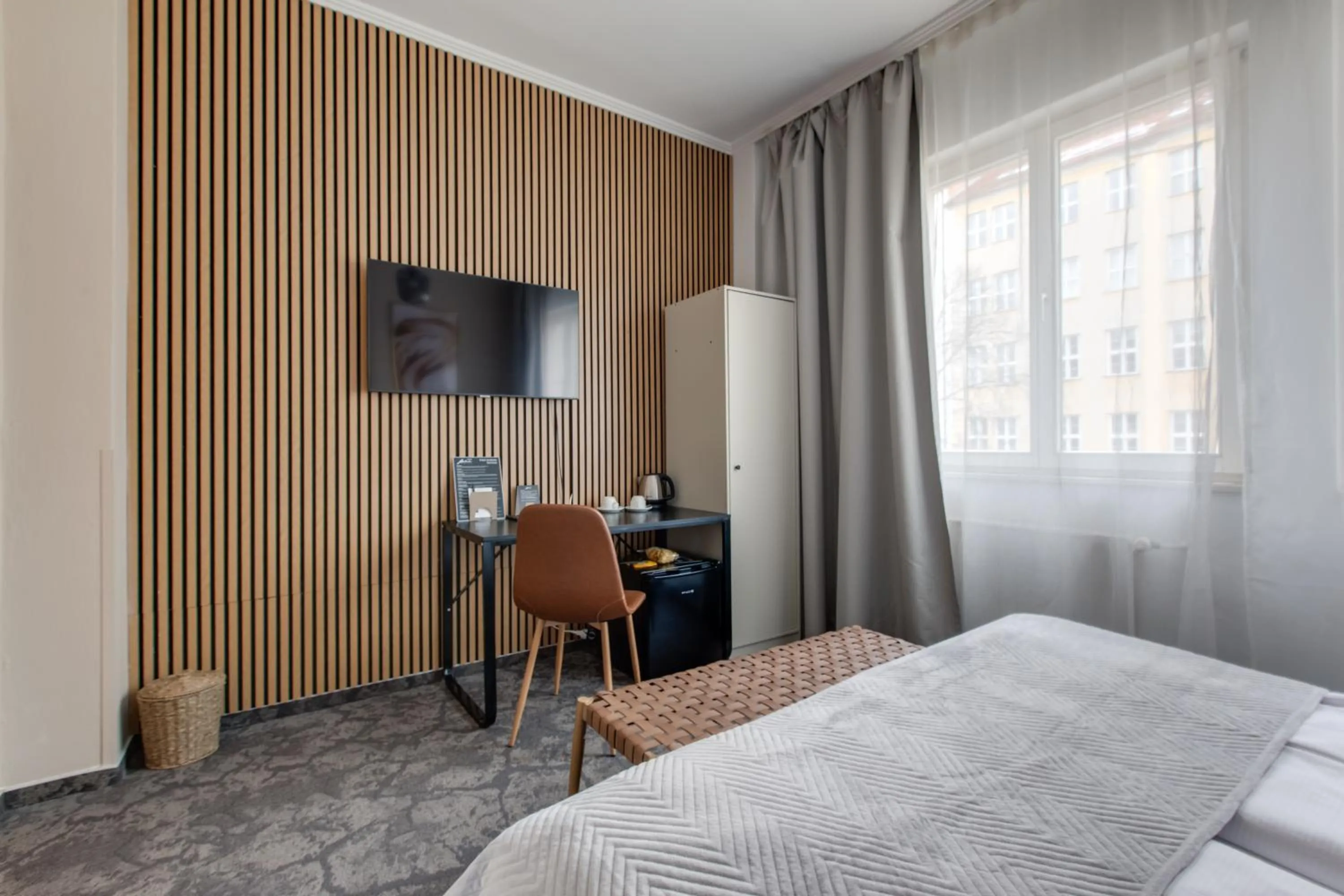 Bed in Hotel Andante