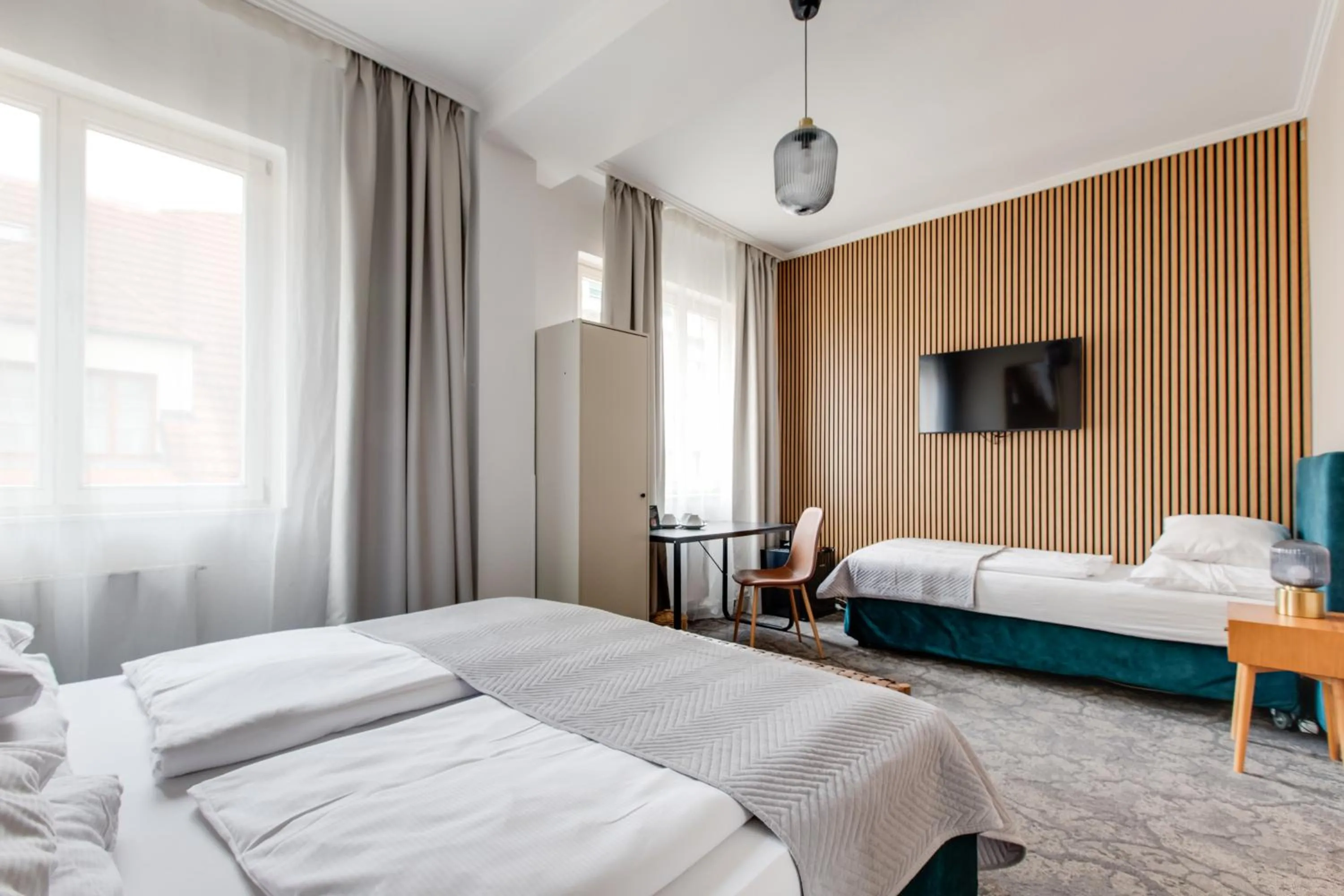 Bed in Hotel Andante