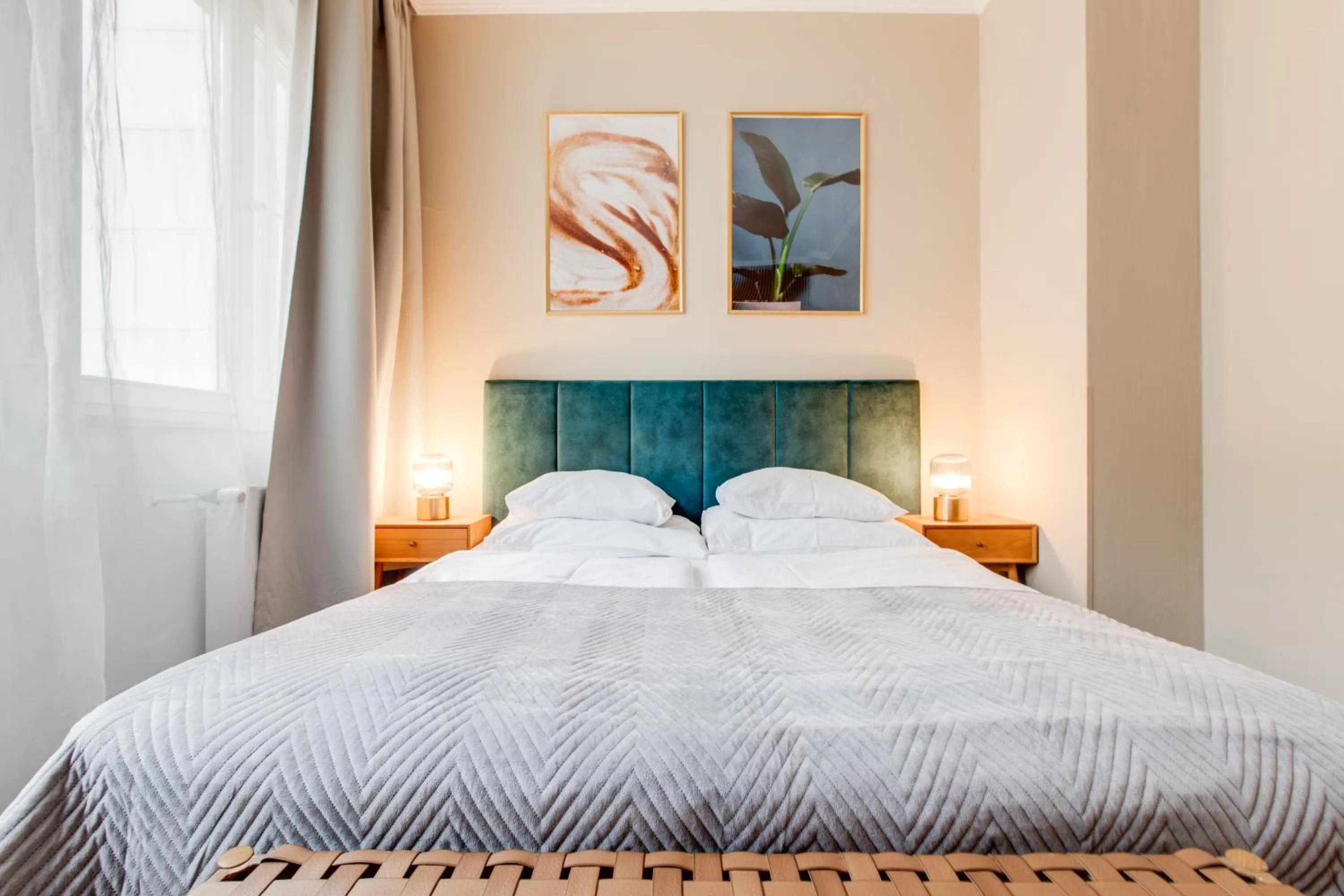 Bed in Hotel Andante