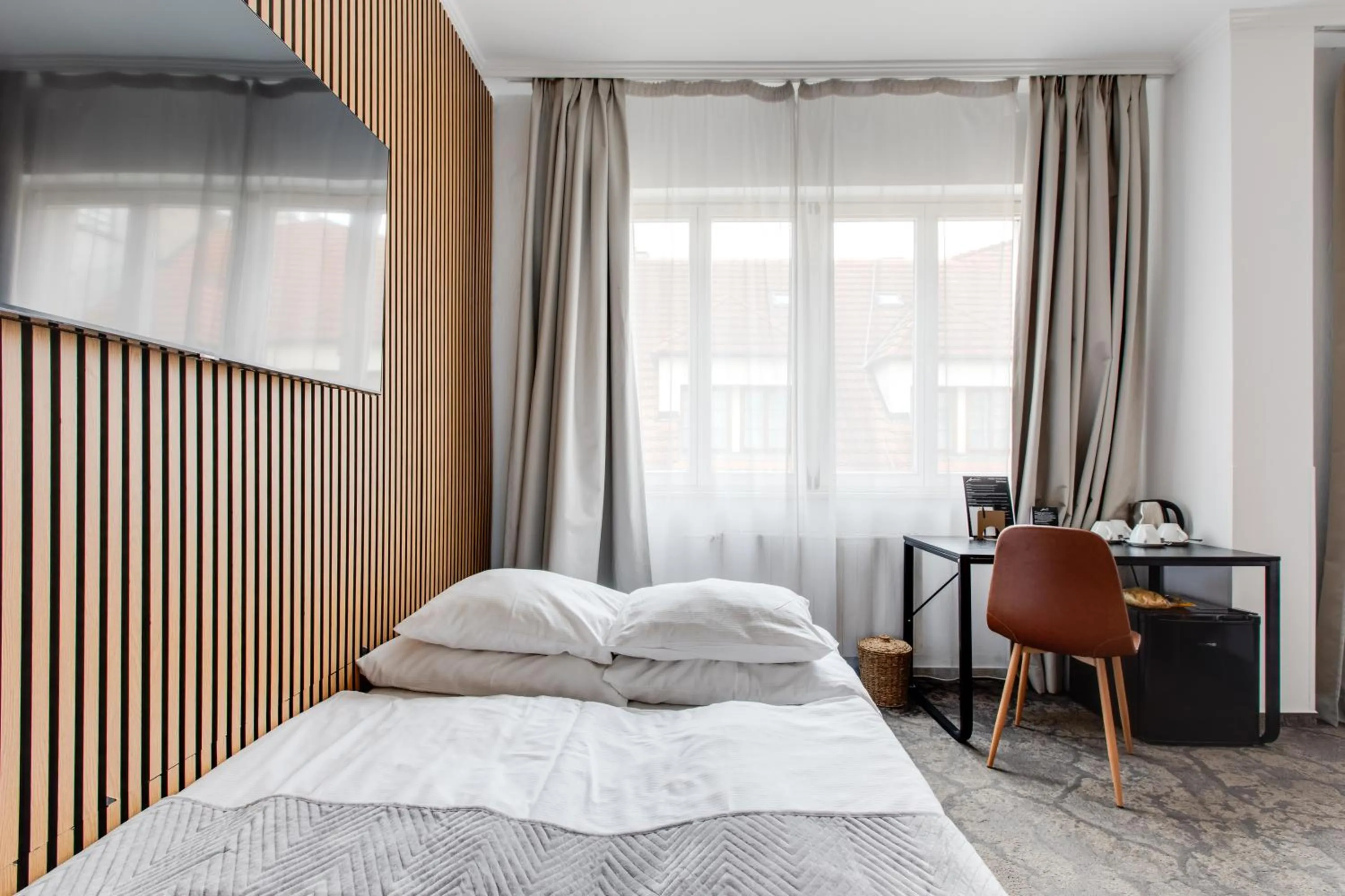 Bed in Hotel Andante