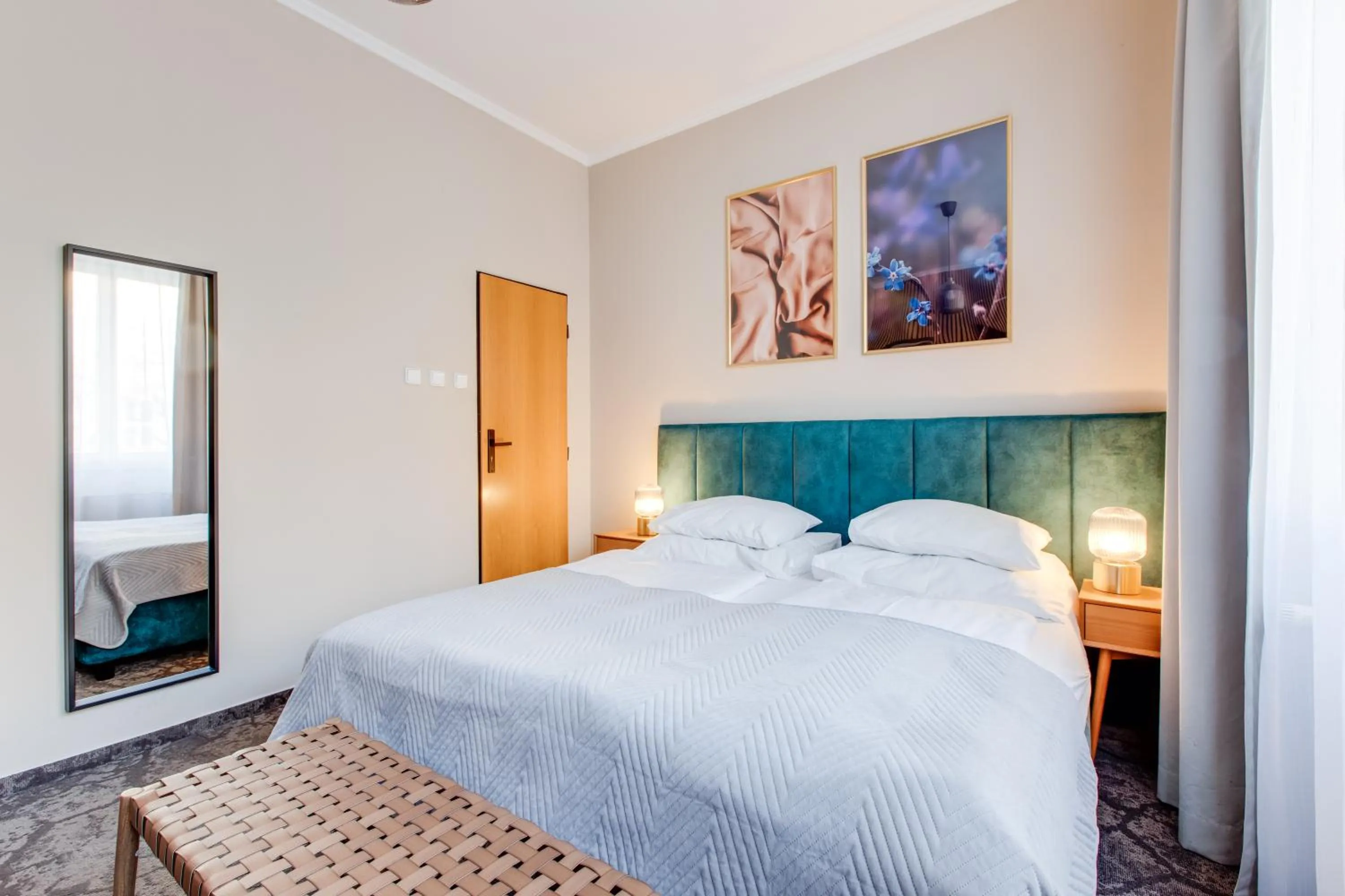 Bed in Hotel Andante