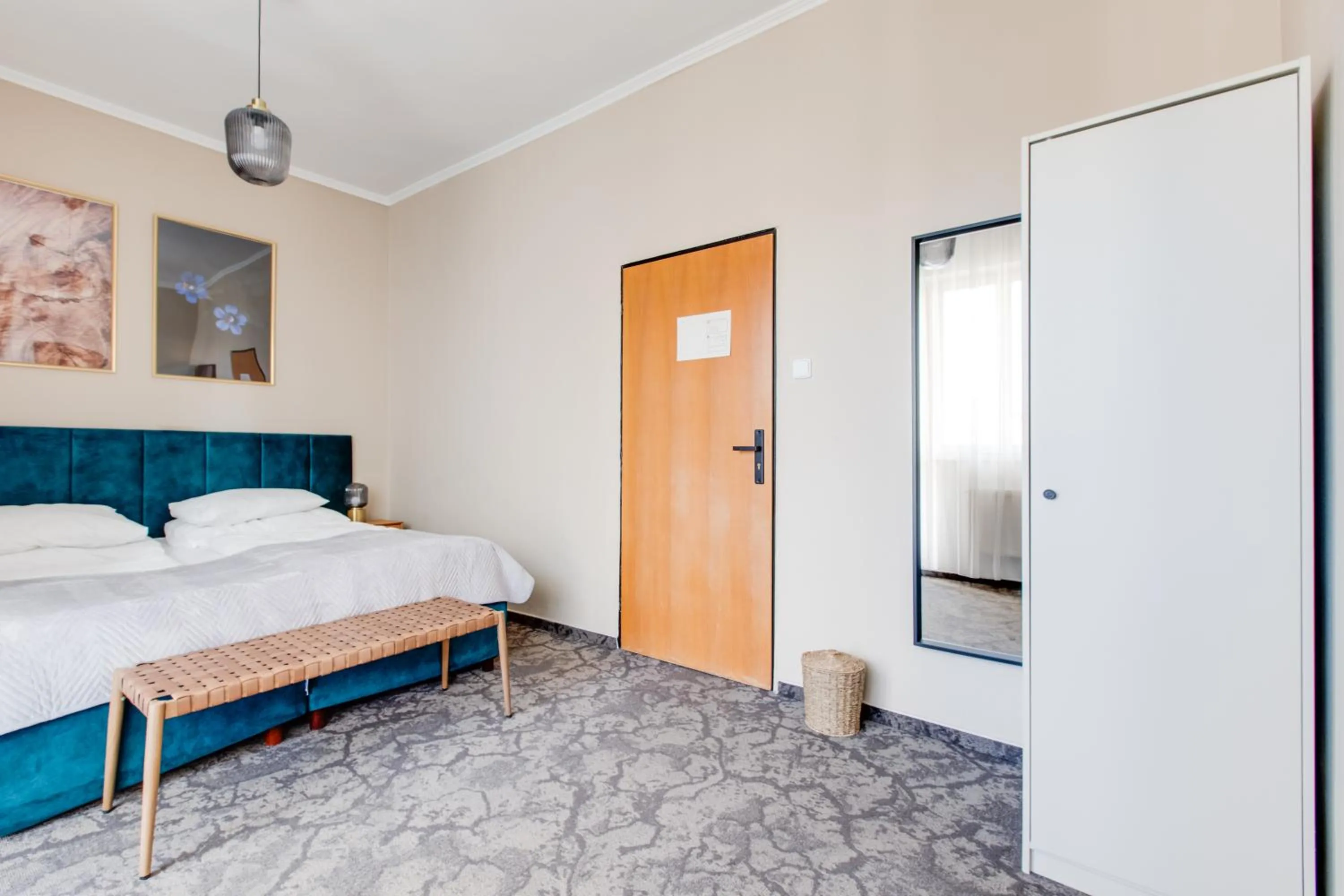 Bed in Hotel Andante