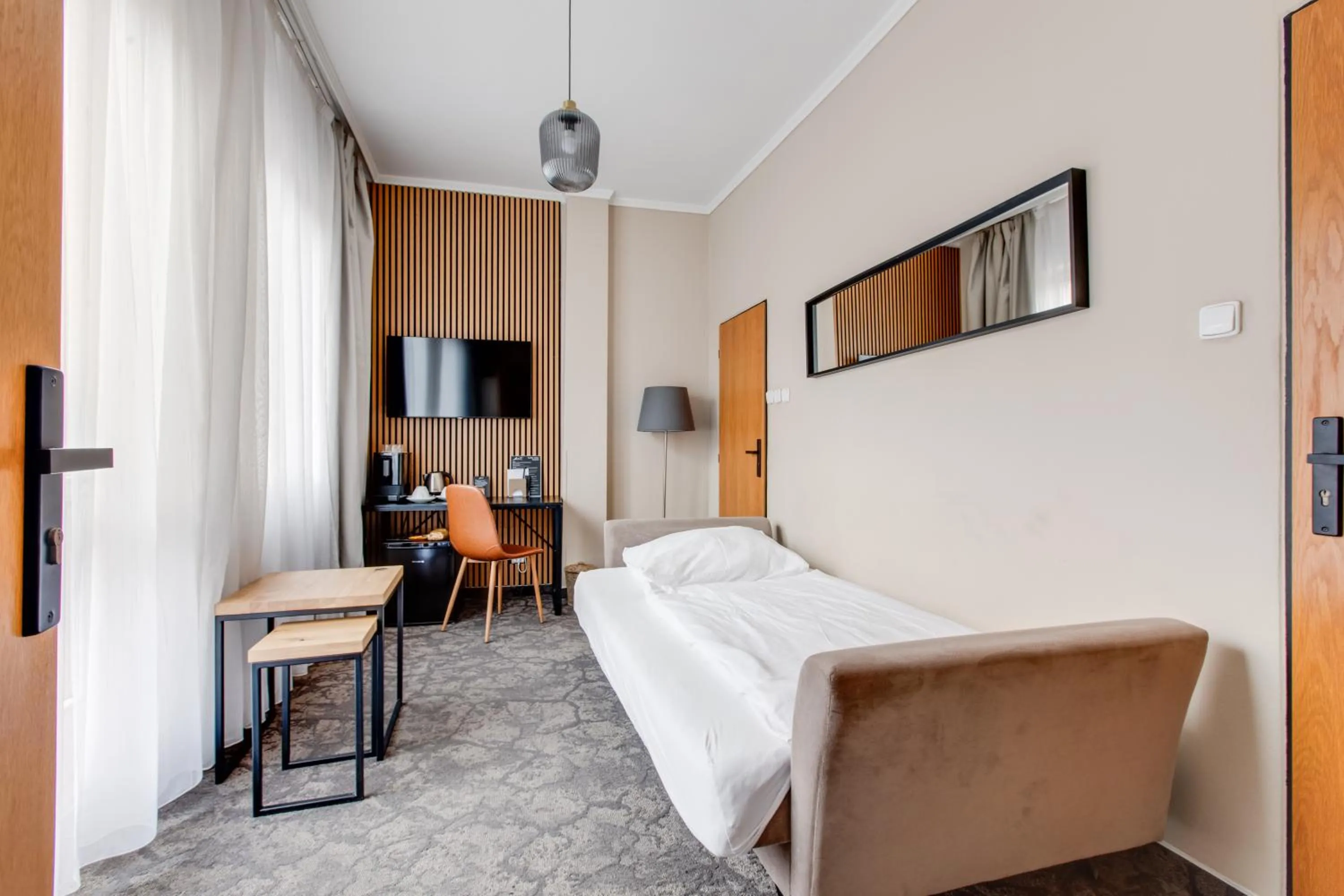 Bed in Hotel Andante