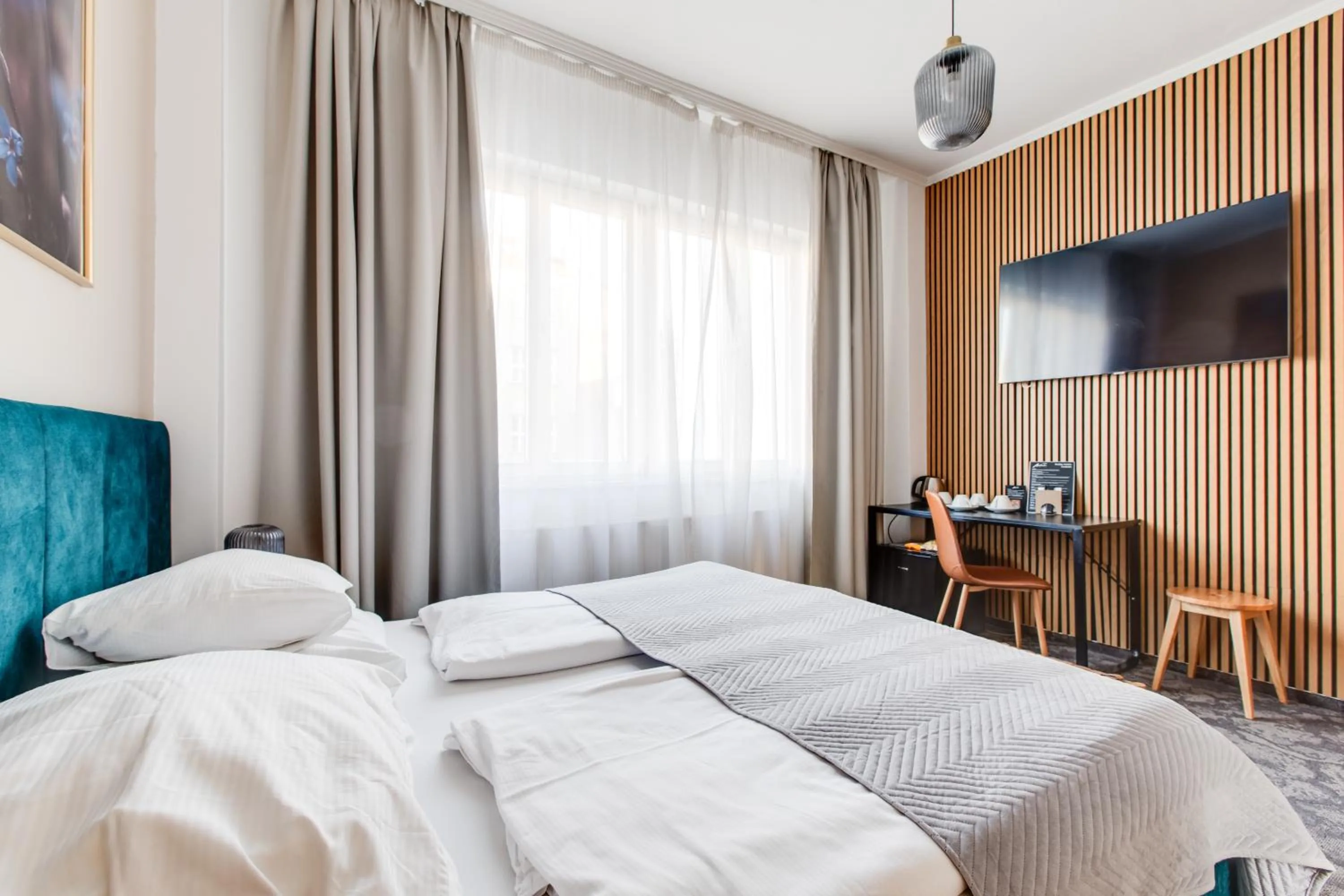 Bed in Hotel Andante