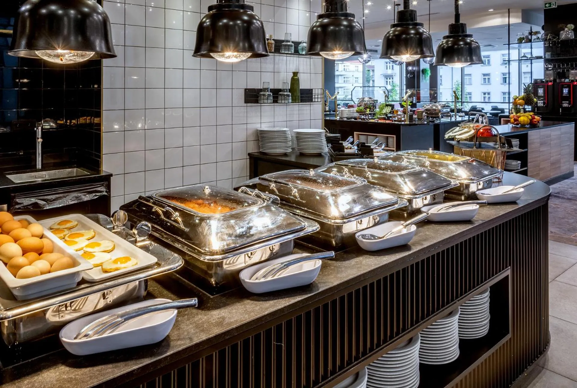 Breakfast in Diplomat Hotel Prague