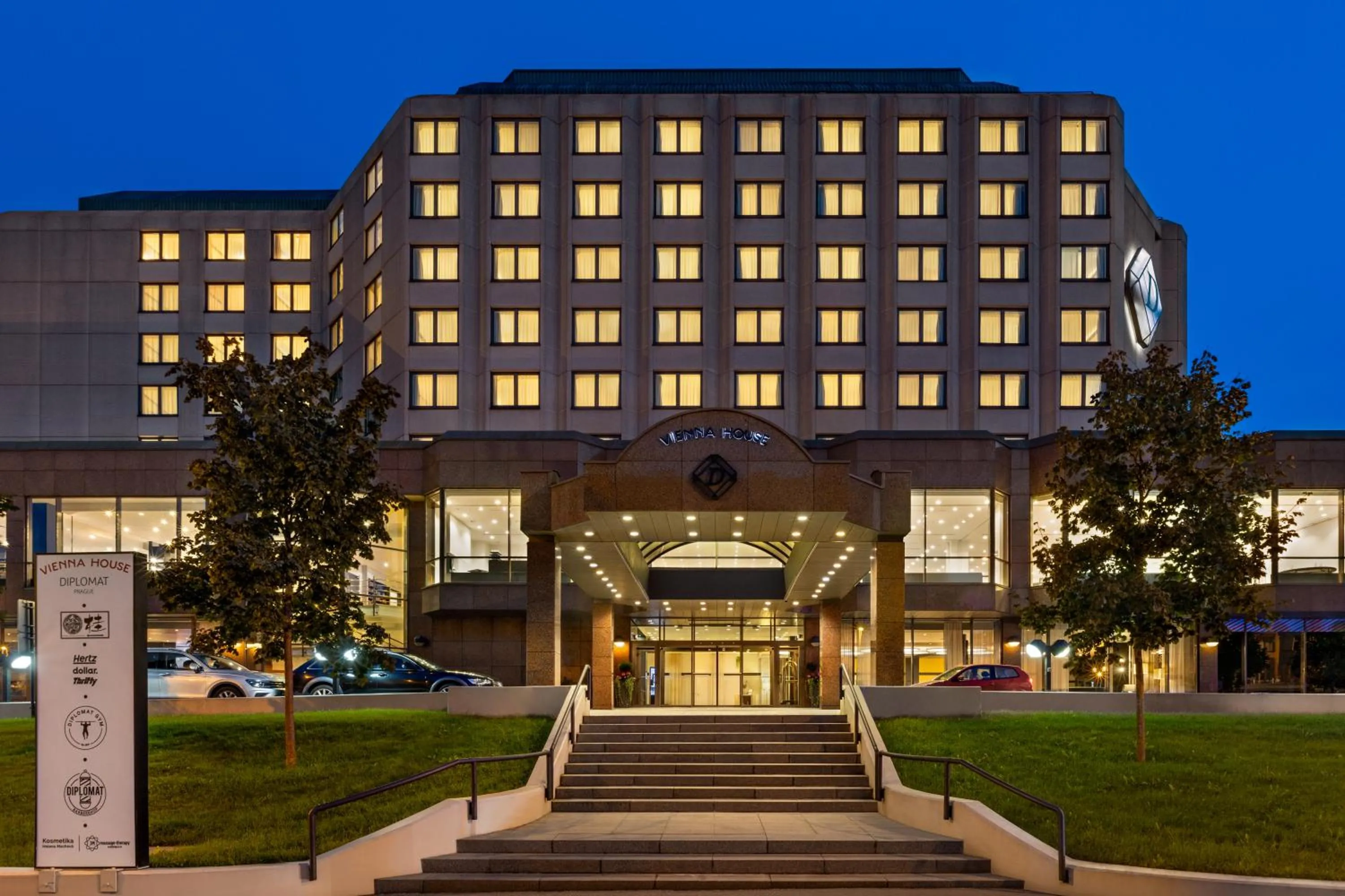 Property building in Vienna House by Wyndham Diplomat Prague