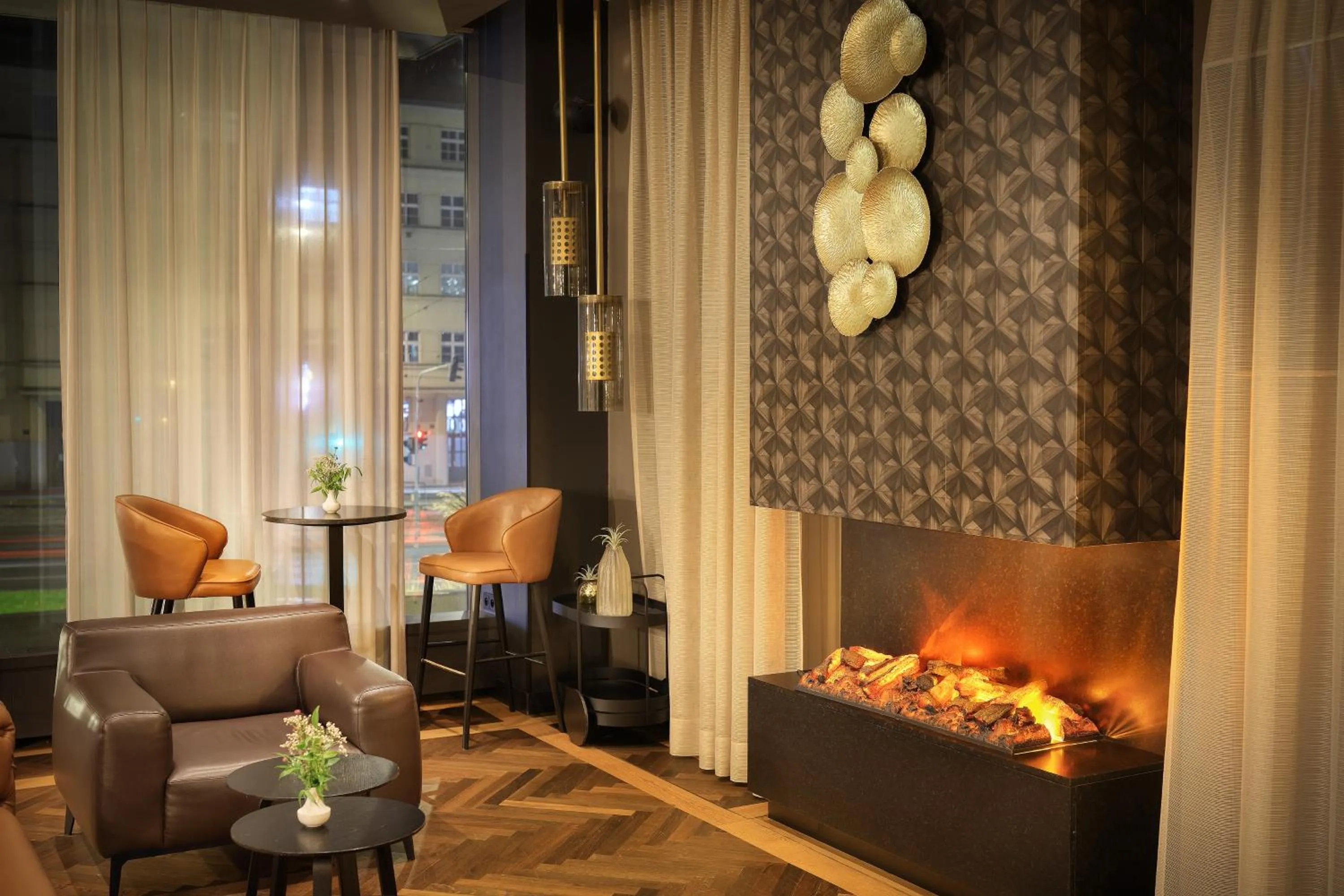 Lounge or bar in Diplomat Hotel Prague