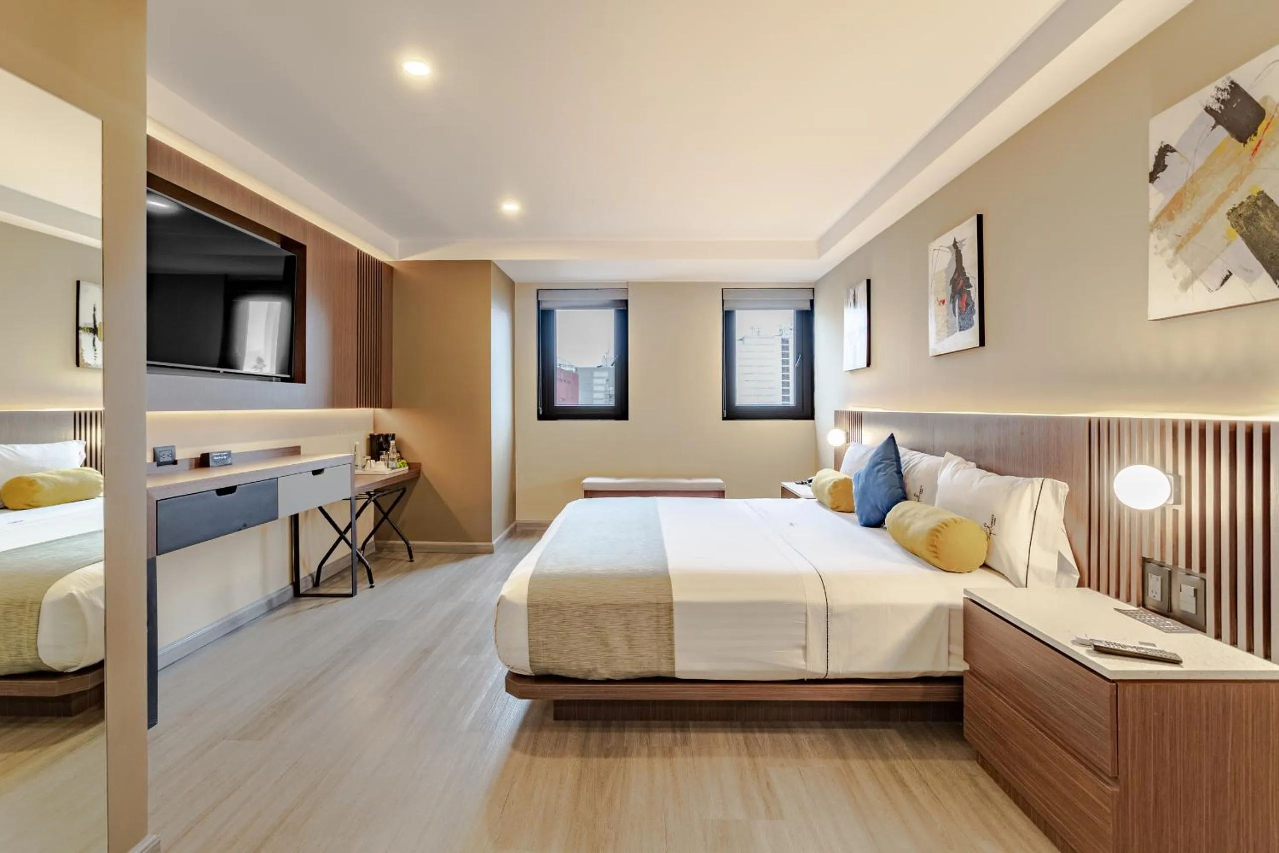 Photo of the whole room, Bed in Hotel Flamencos Centro Histórico