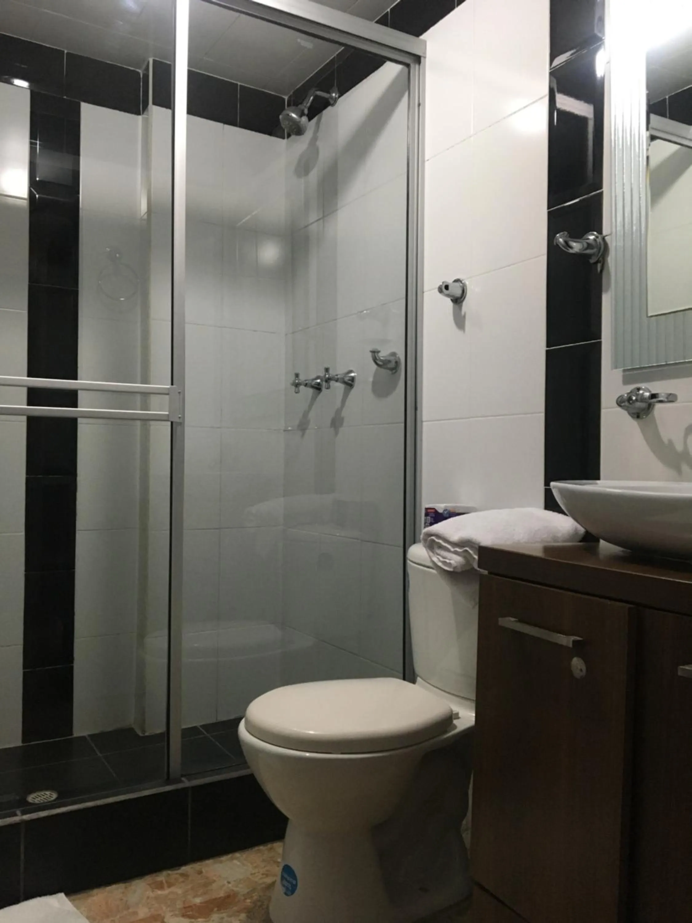 Shower in Hotel Ejecutivo Av la Esperanza