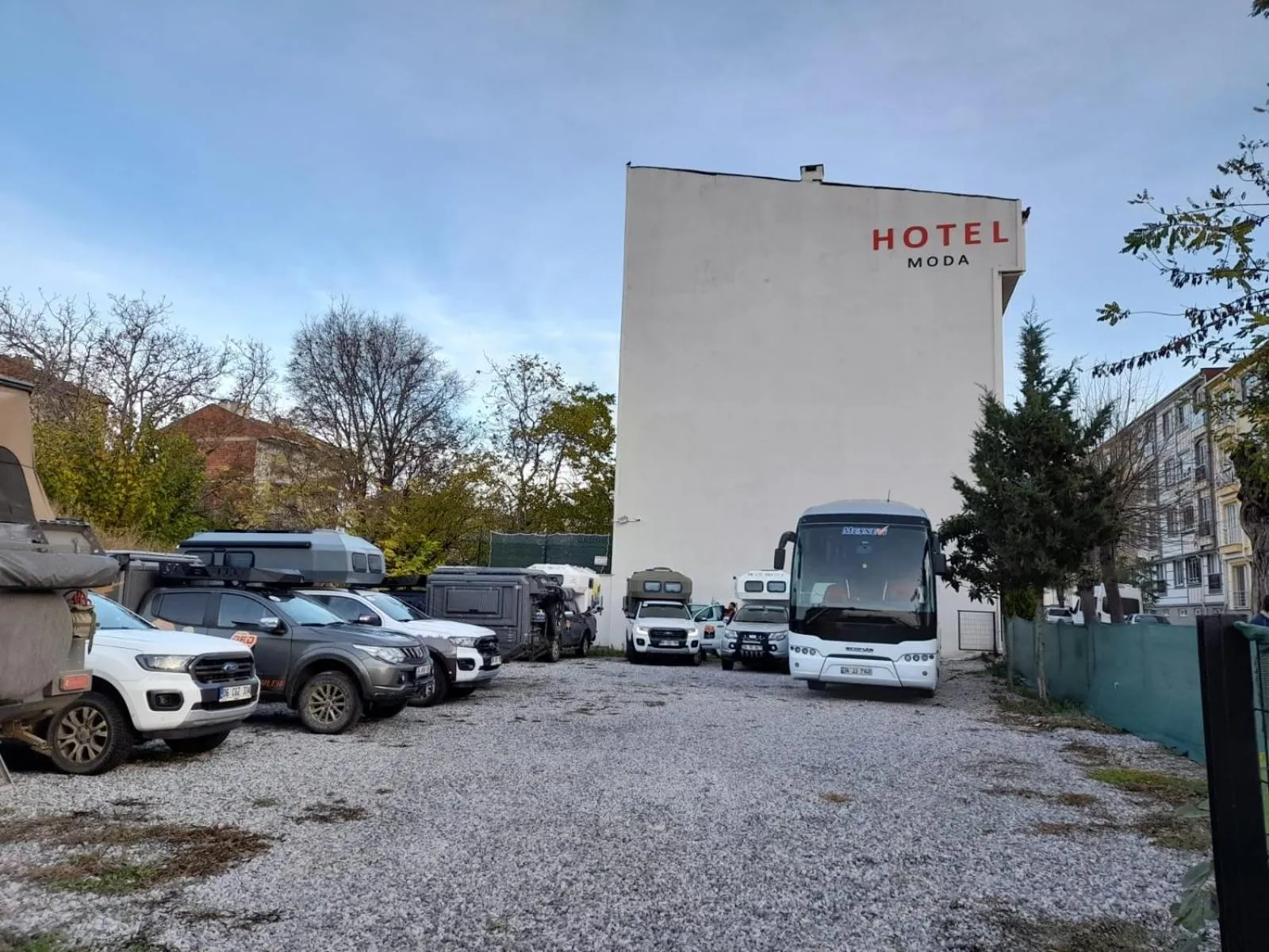 Parking in Moda Hotel