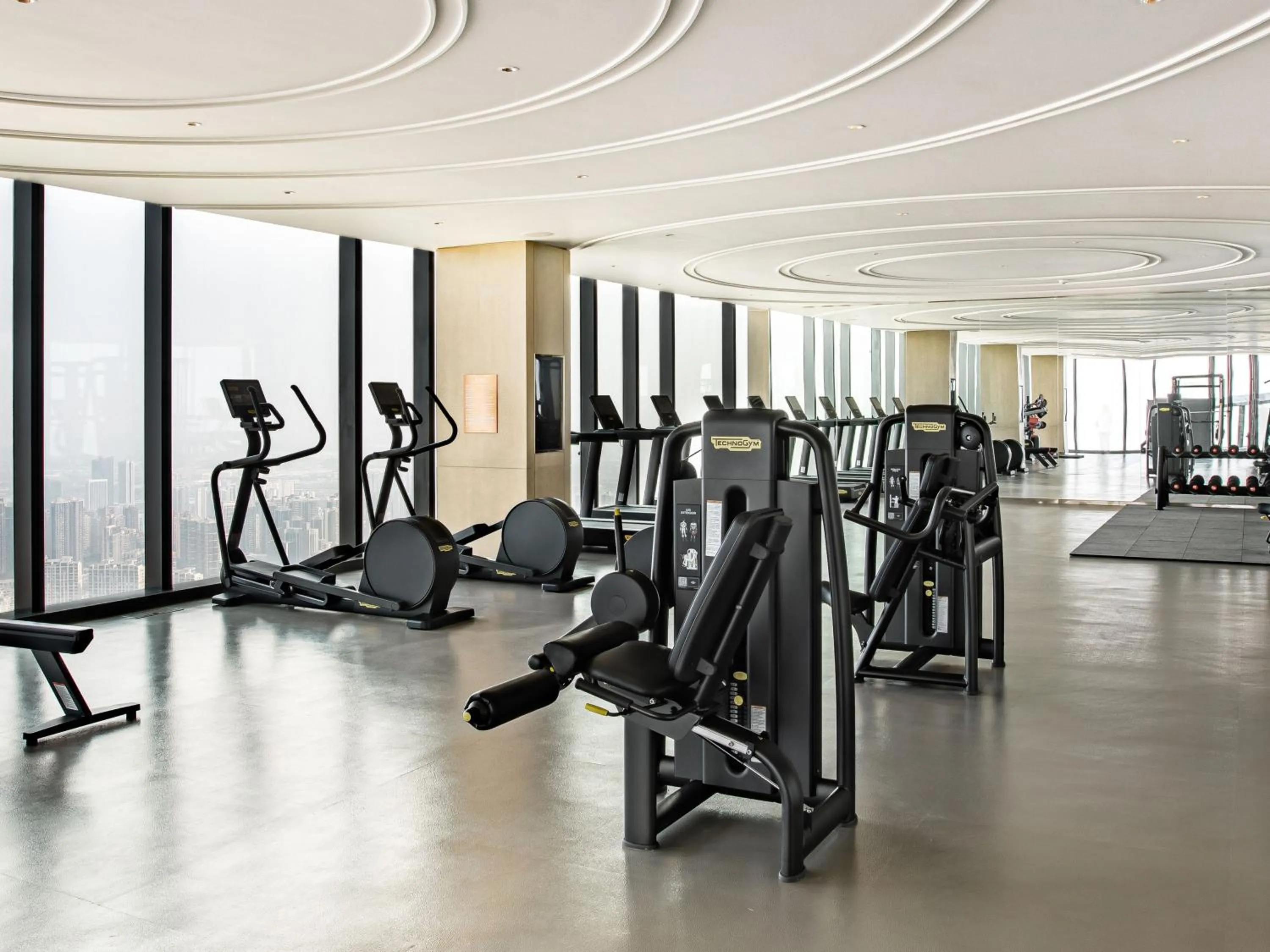 Fitness centre/facilities in Shangri-La Nanning - The tallest hotel worldwide in Shangri-La Group