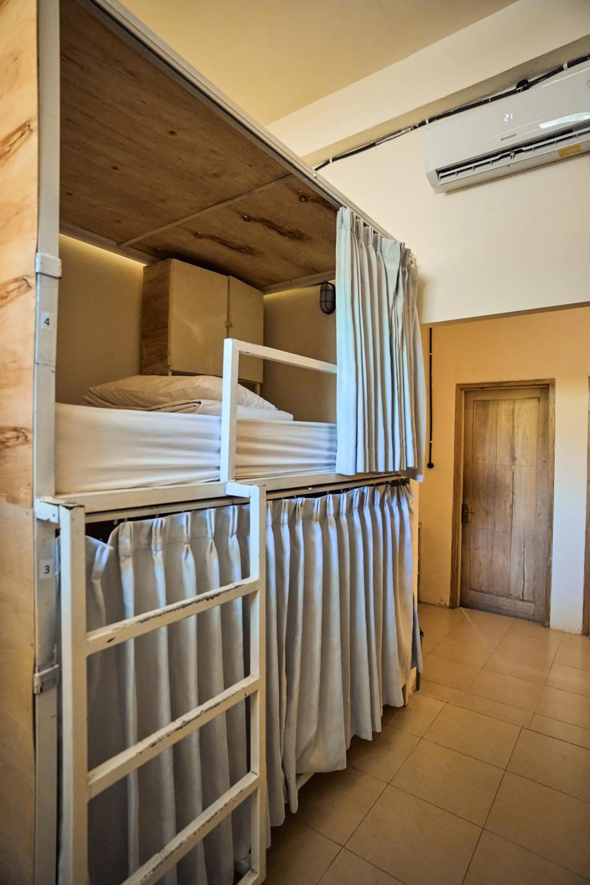 Bed in LoTide Surf Camps Lombok