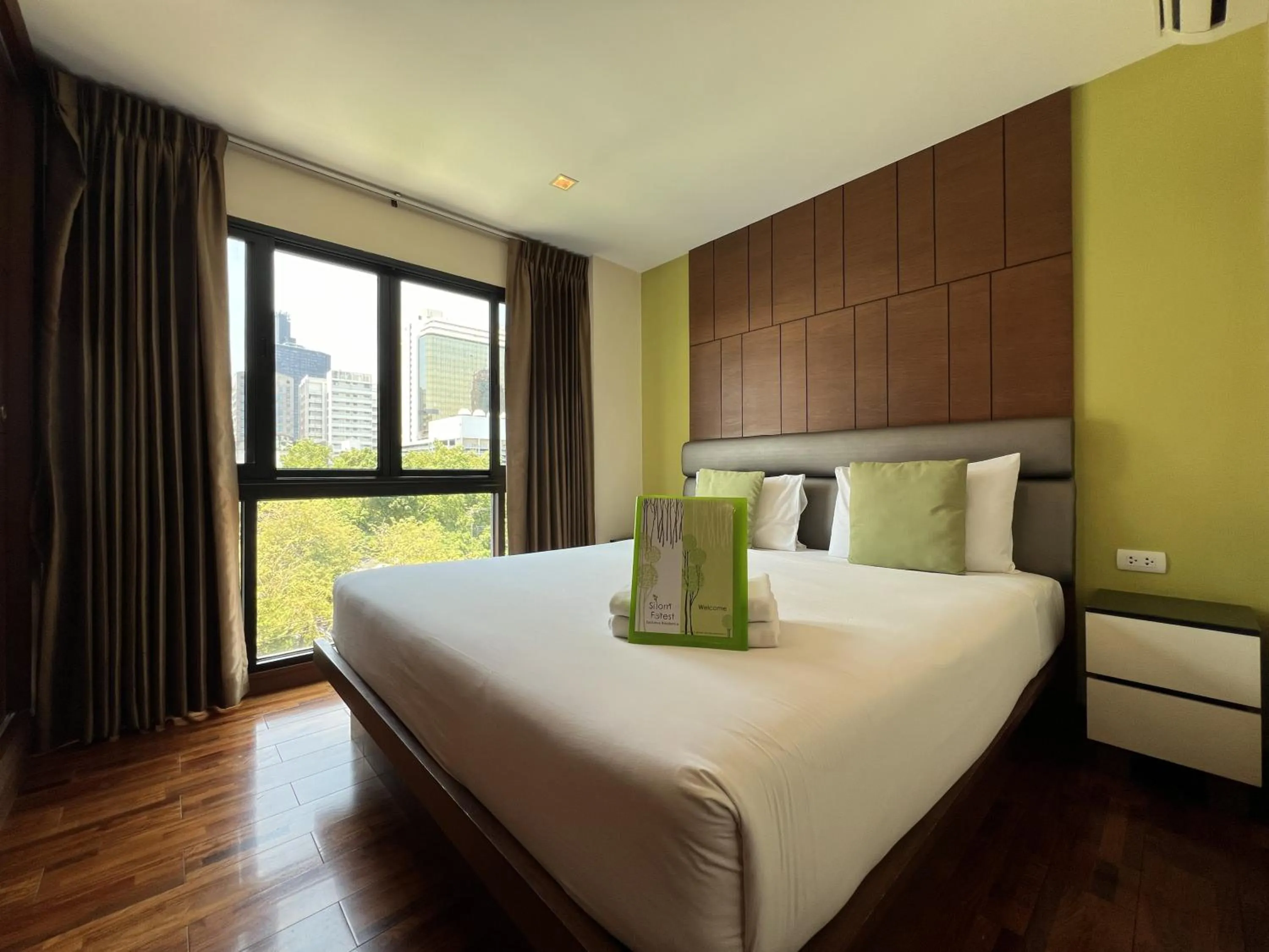 Bed in Silom Forest Exclusive Residence