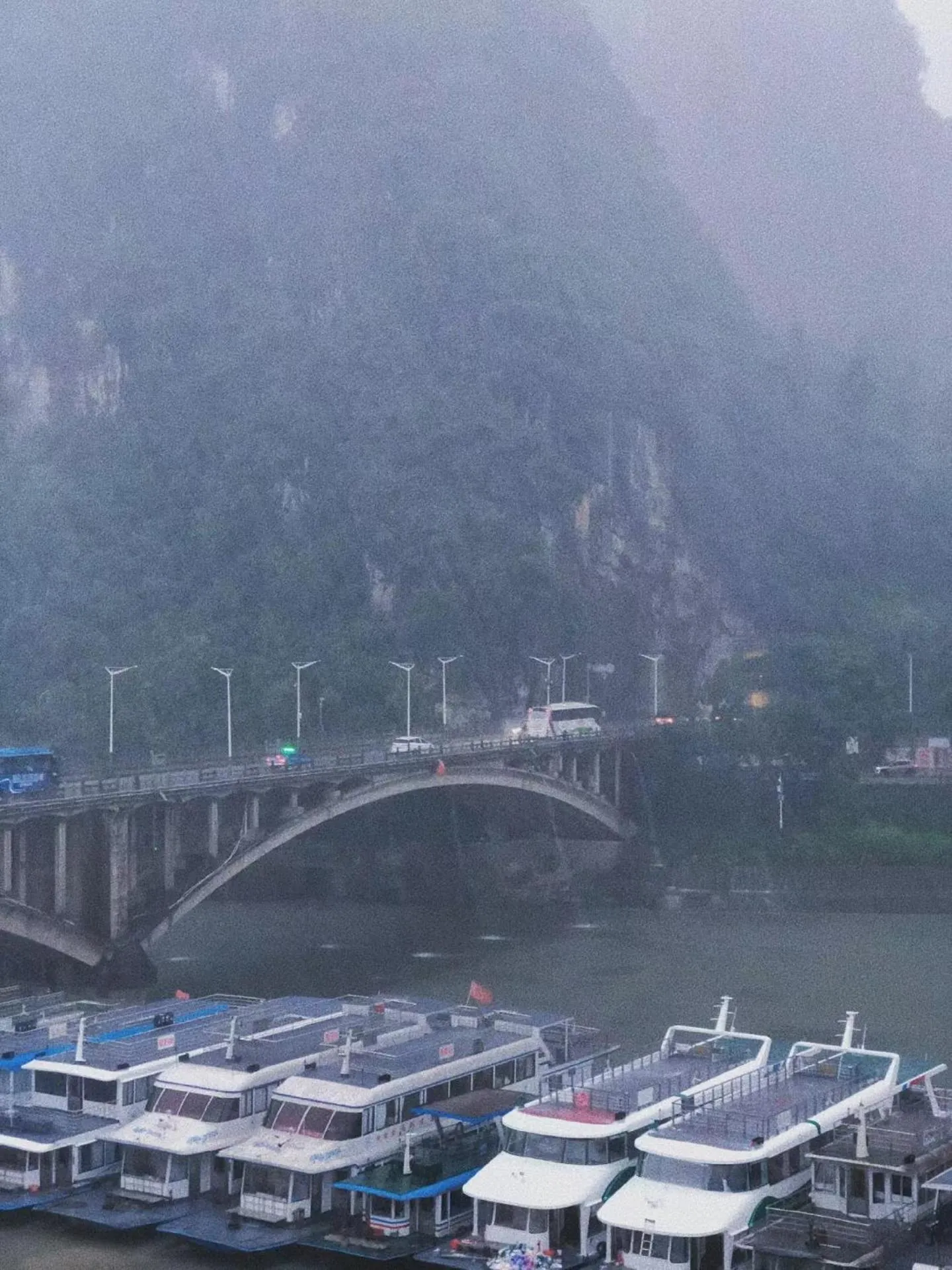 Natural landscape in Ruoli Yangshuo