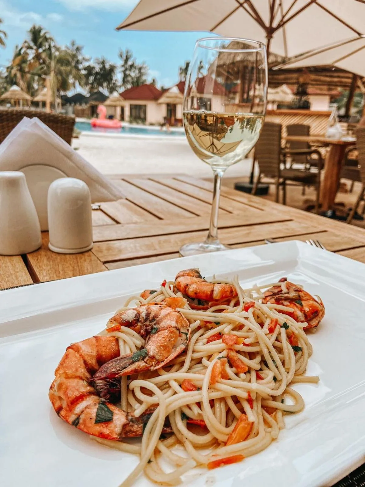 Restaurant/places to eat in Paje Blu Boutique Hotel