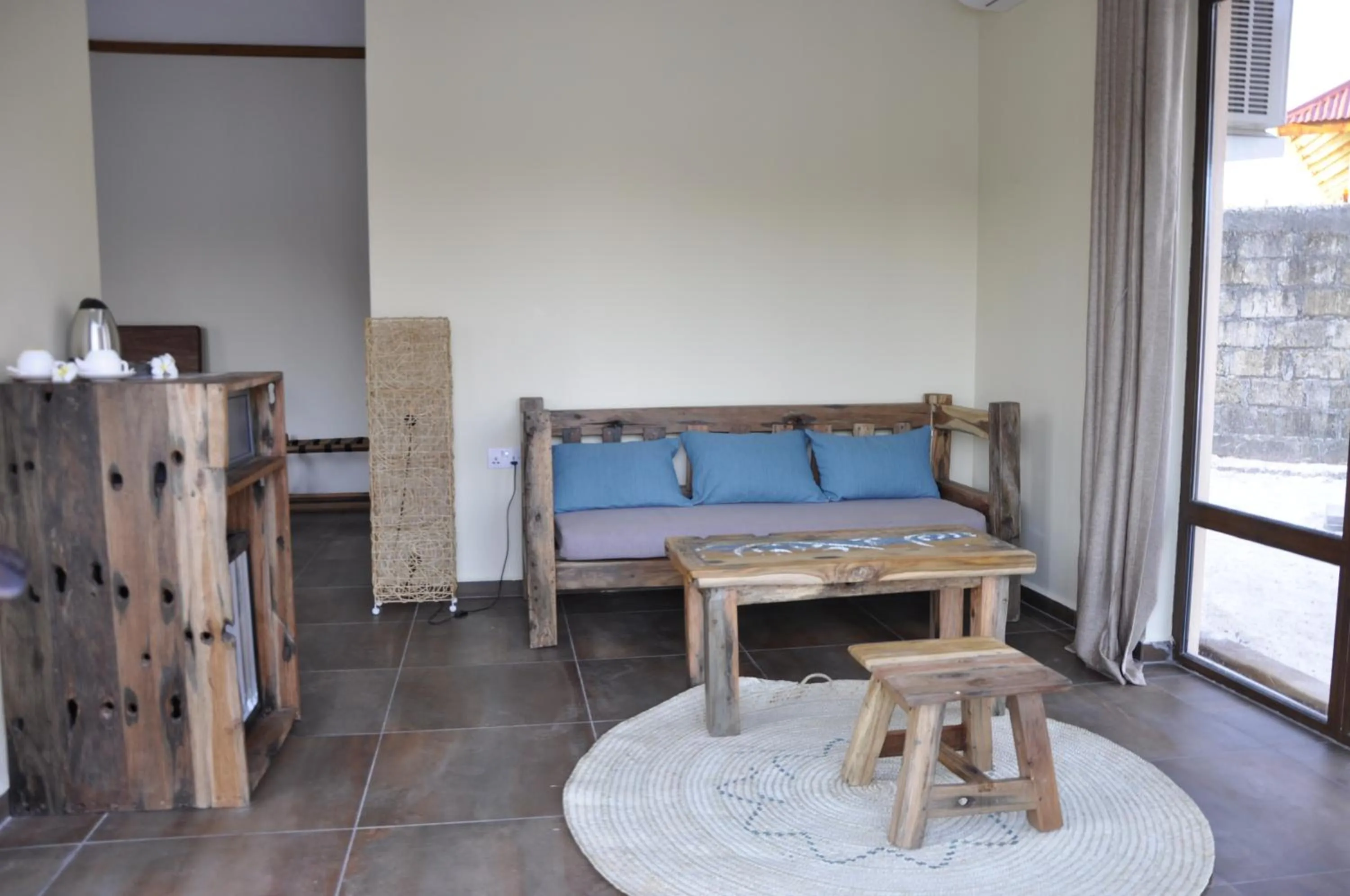 Living room, Bed in Paje Blu Boutique Hotel