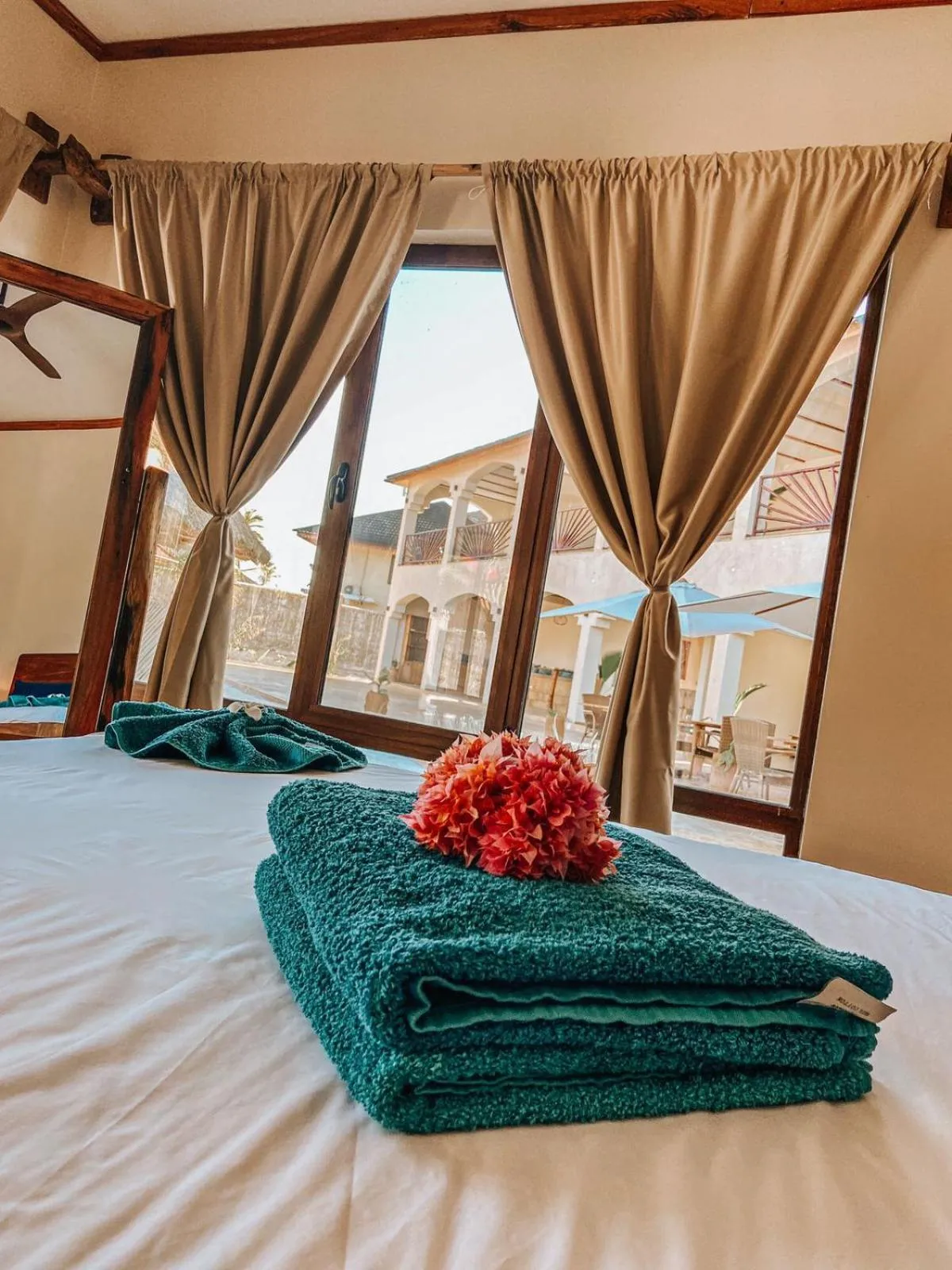 Bed in Paje Blu Boutique Hotel