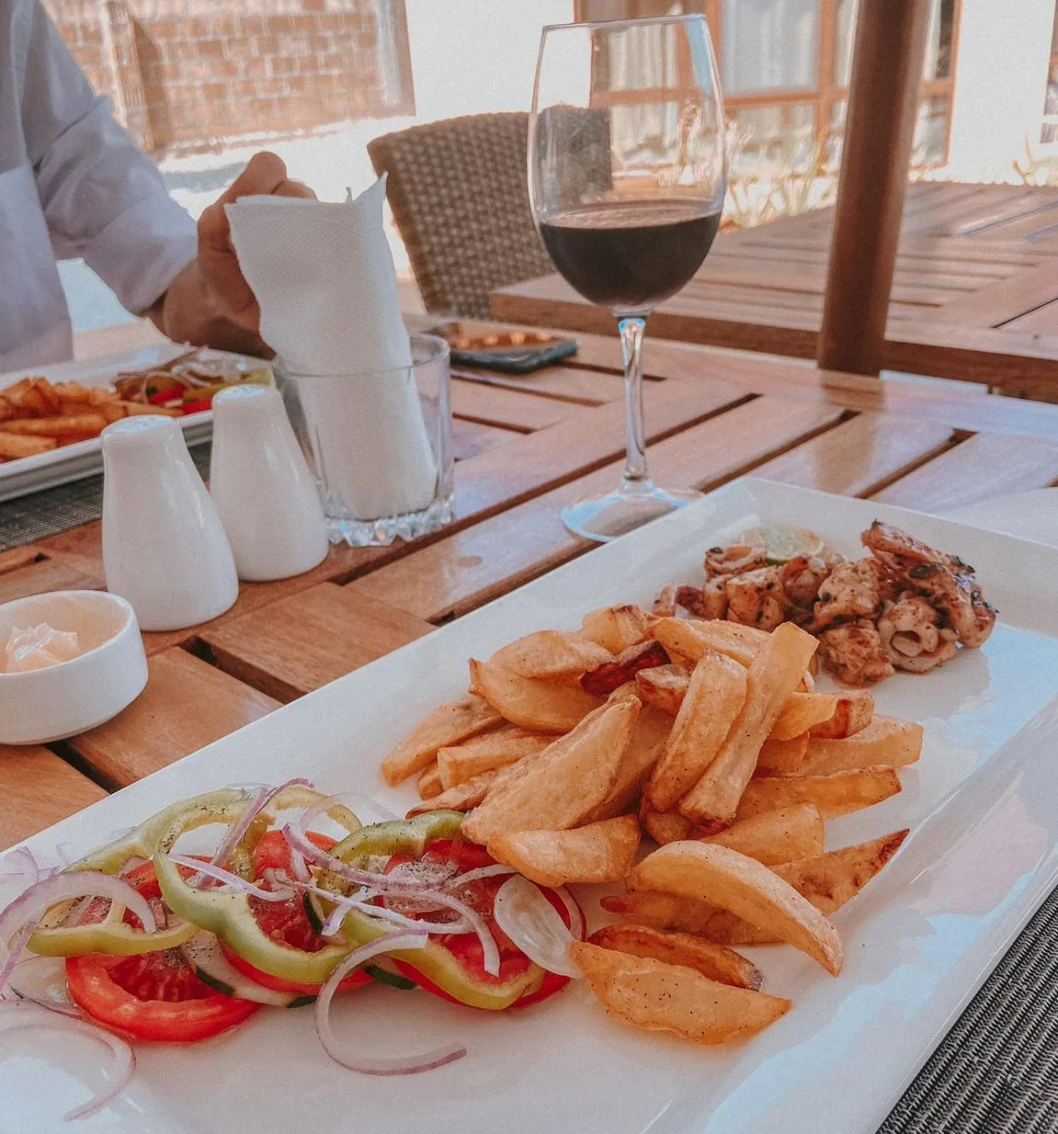 Restaurant/places to eat in Paje Blu Boutique Hotel