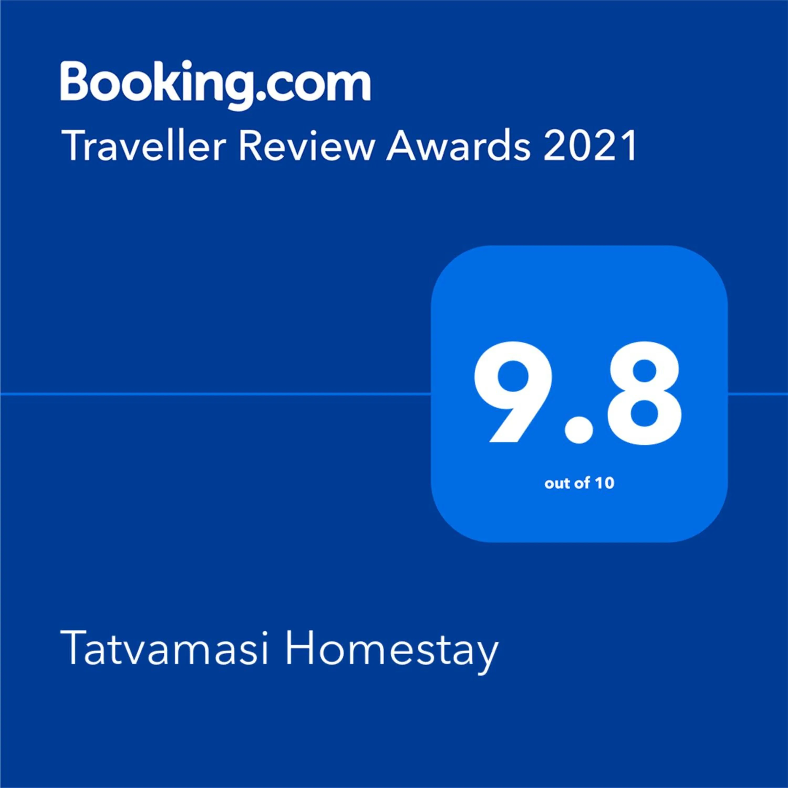 Certificate/Award in Tatvamasi Homestay