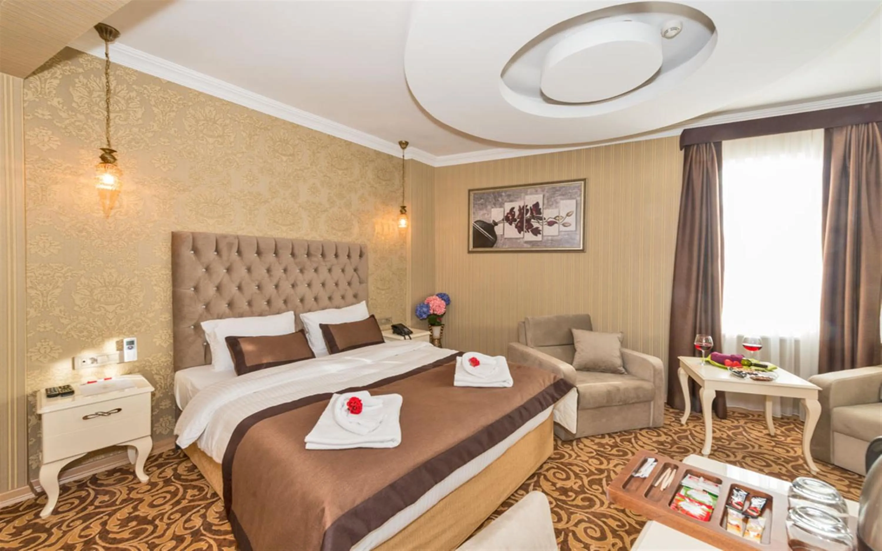 Bed in Montagna Hera Hotel Taksim