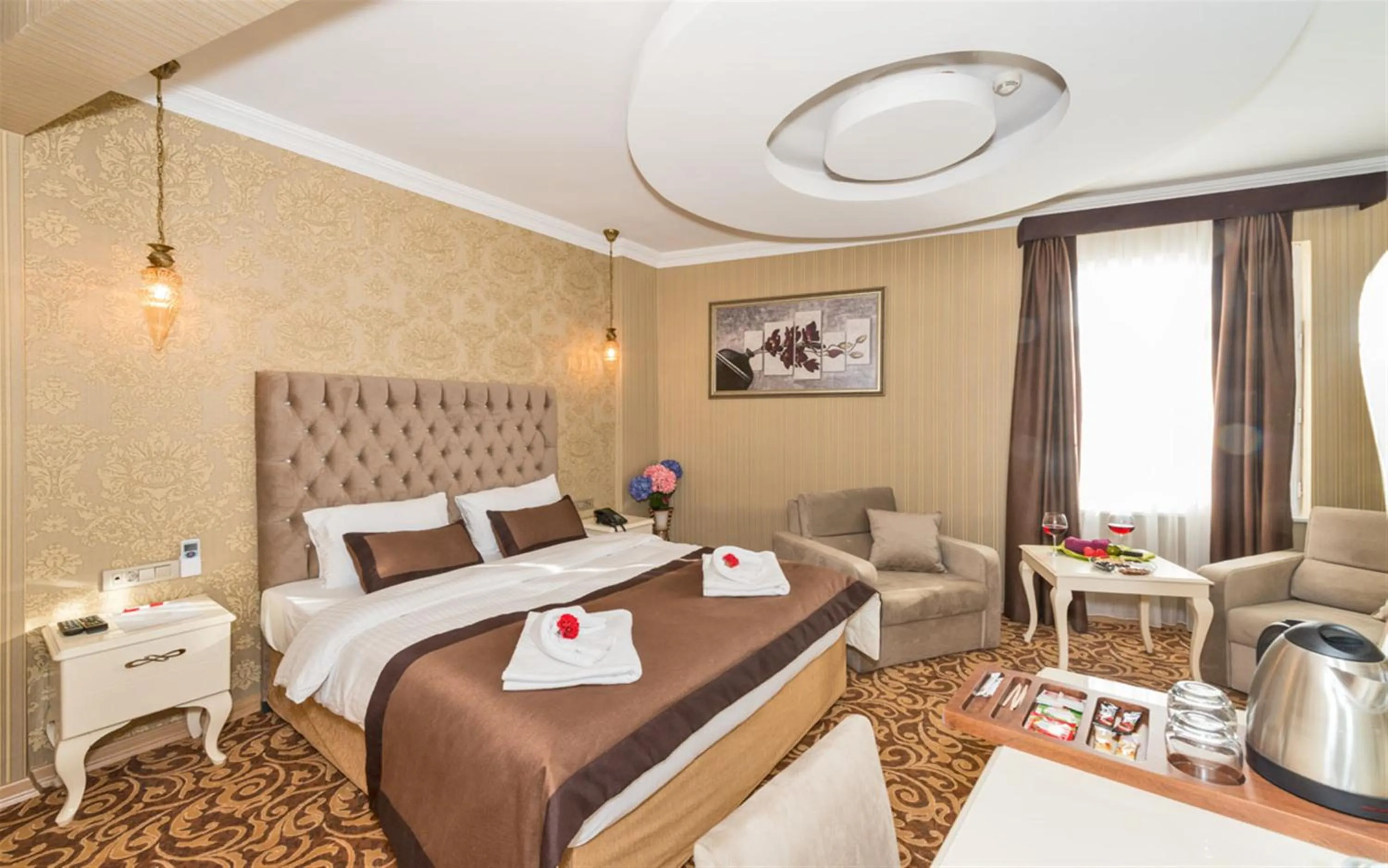 Bed in Montagna Hera Hotel Taksim