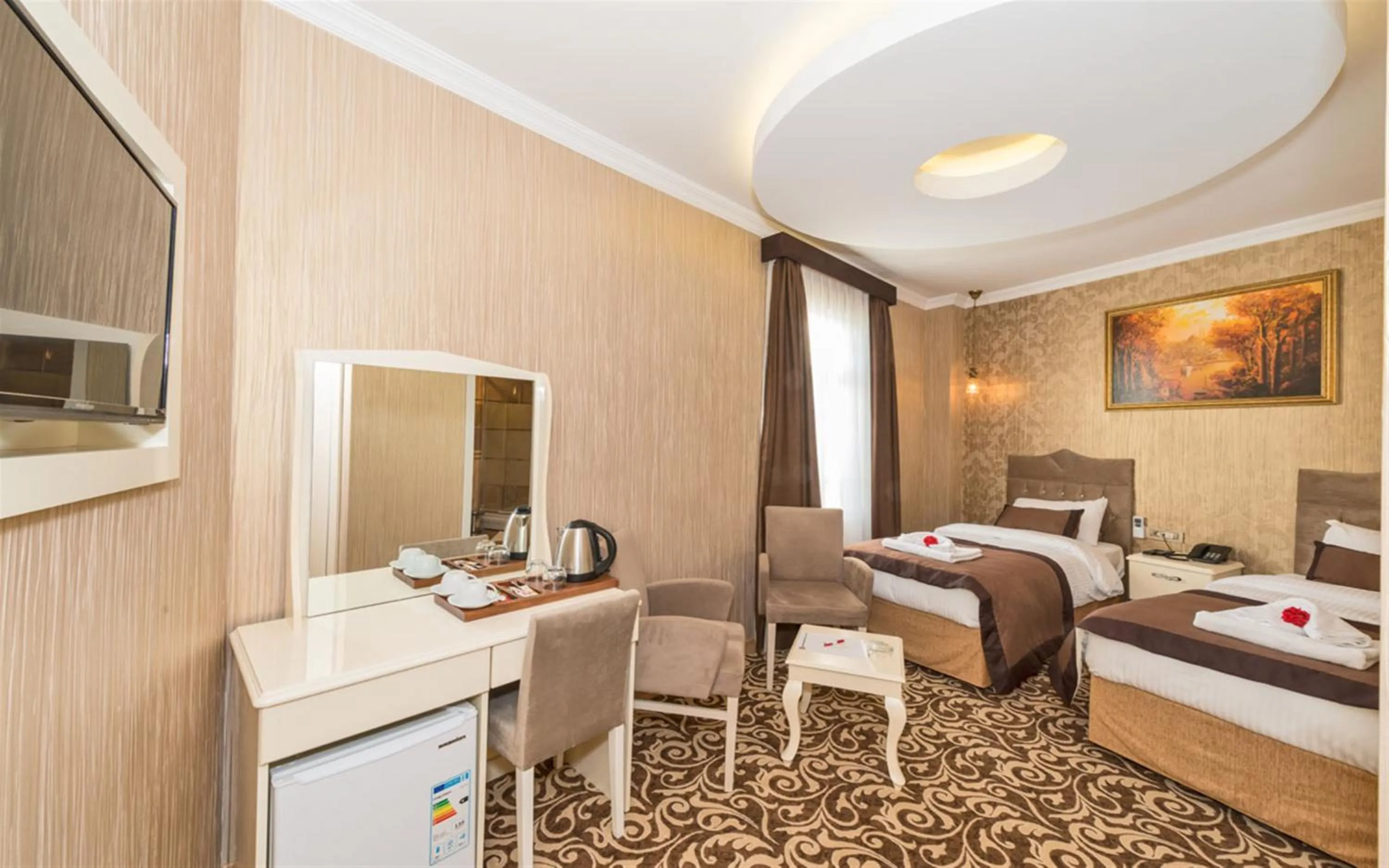 Bed in Montagna Hera Hotel Taksim