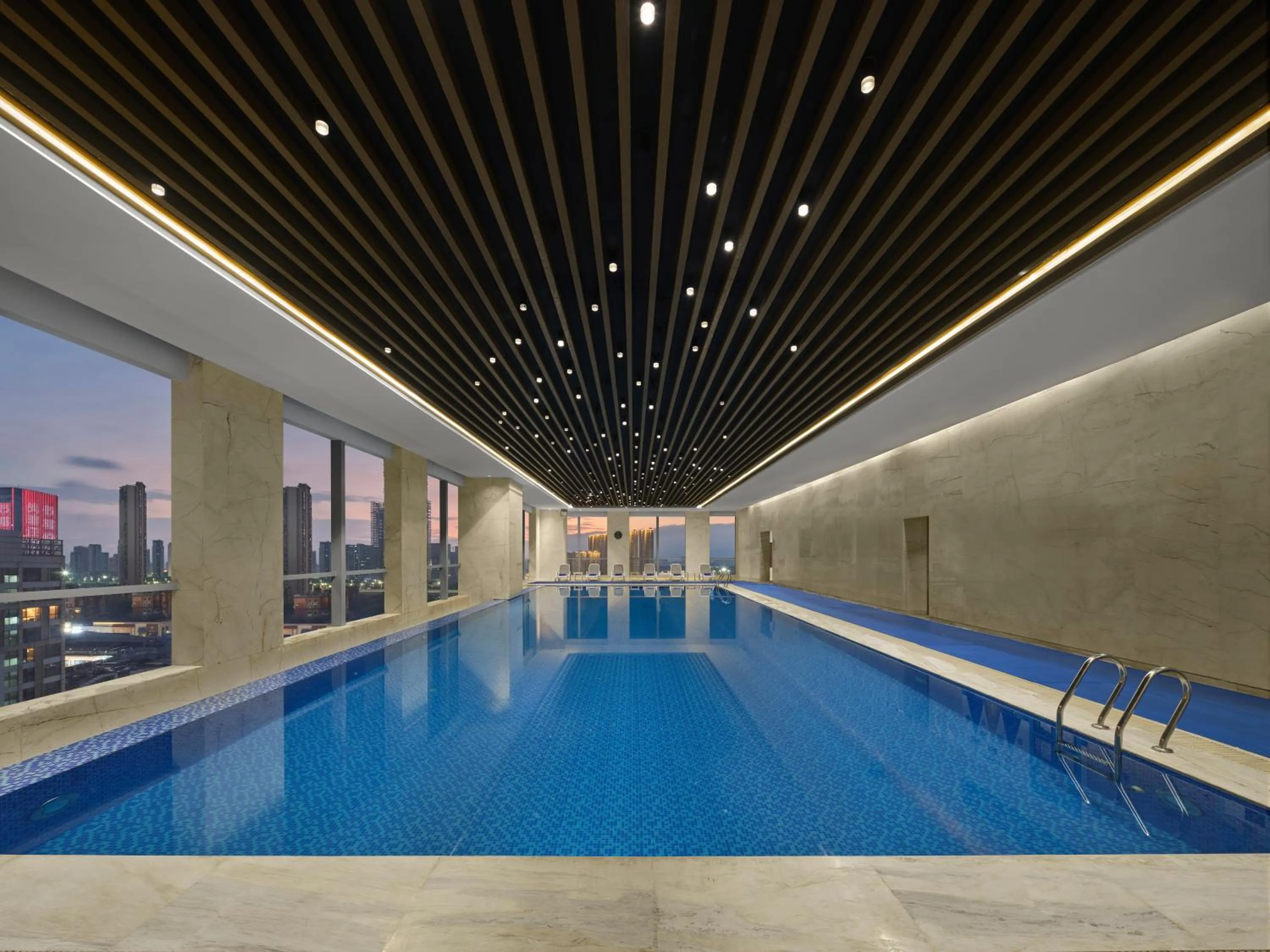 Swimming pool in Wanda Realm Nanchang