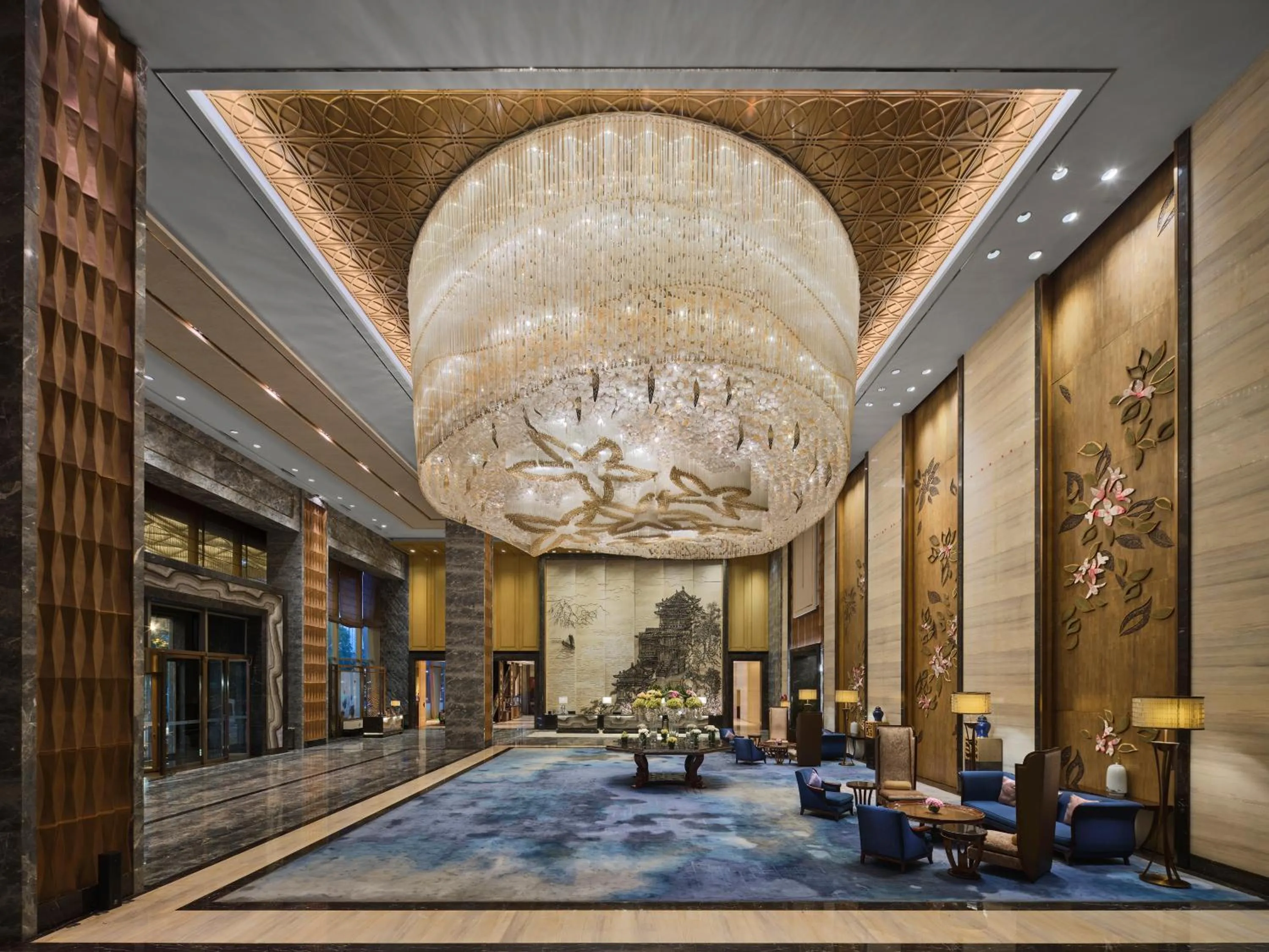 Lobby or reception in Wanda Realm Nanchang