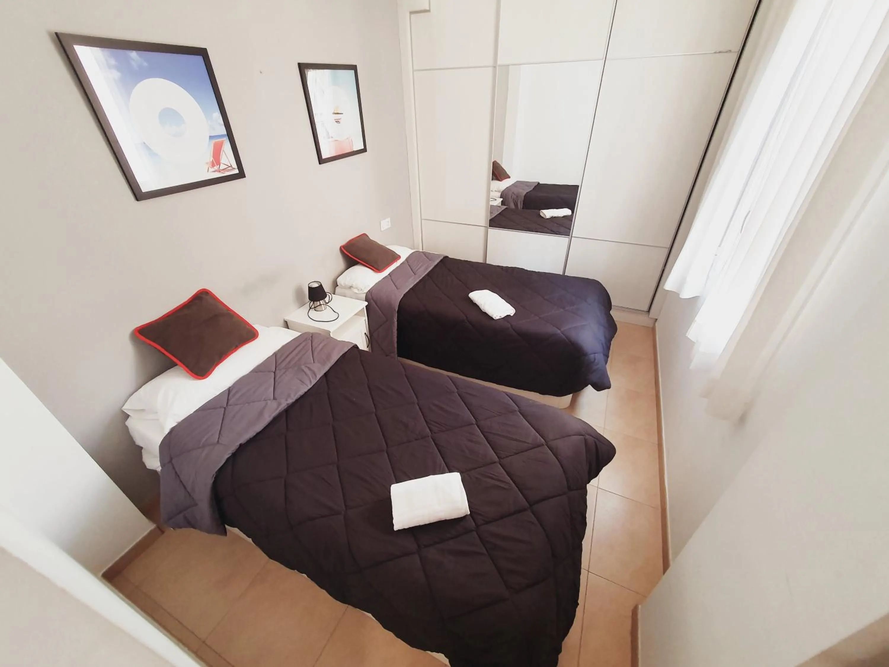 Bed in Luxury Apartments Puerto Valencia