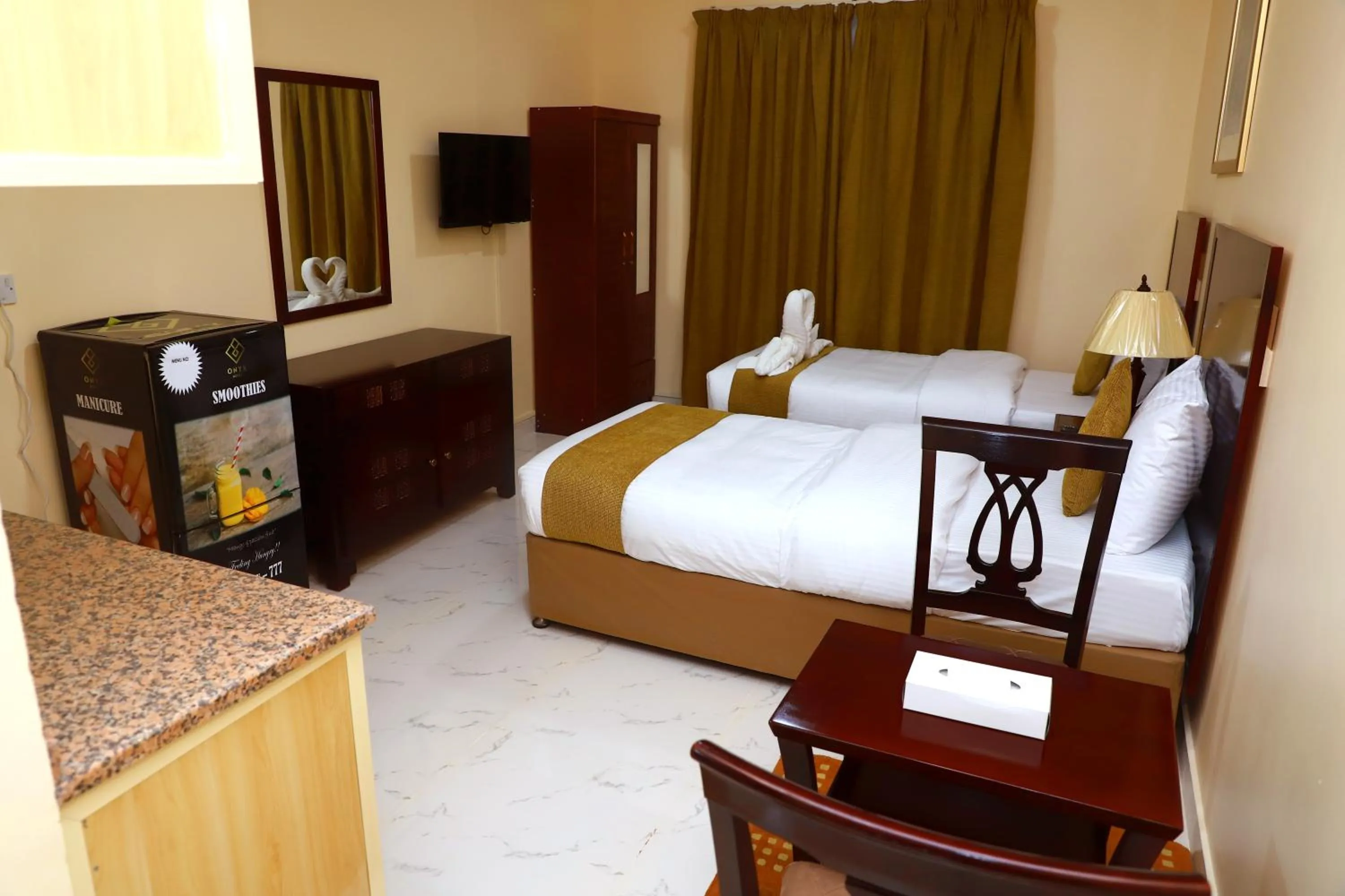 Bedroom, Bed in Onyx Hotel Apartments - MAHA HOSPITALITY GROUP