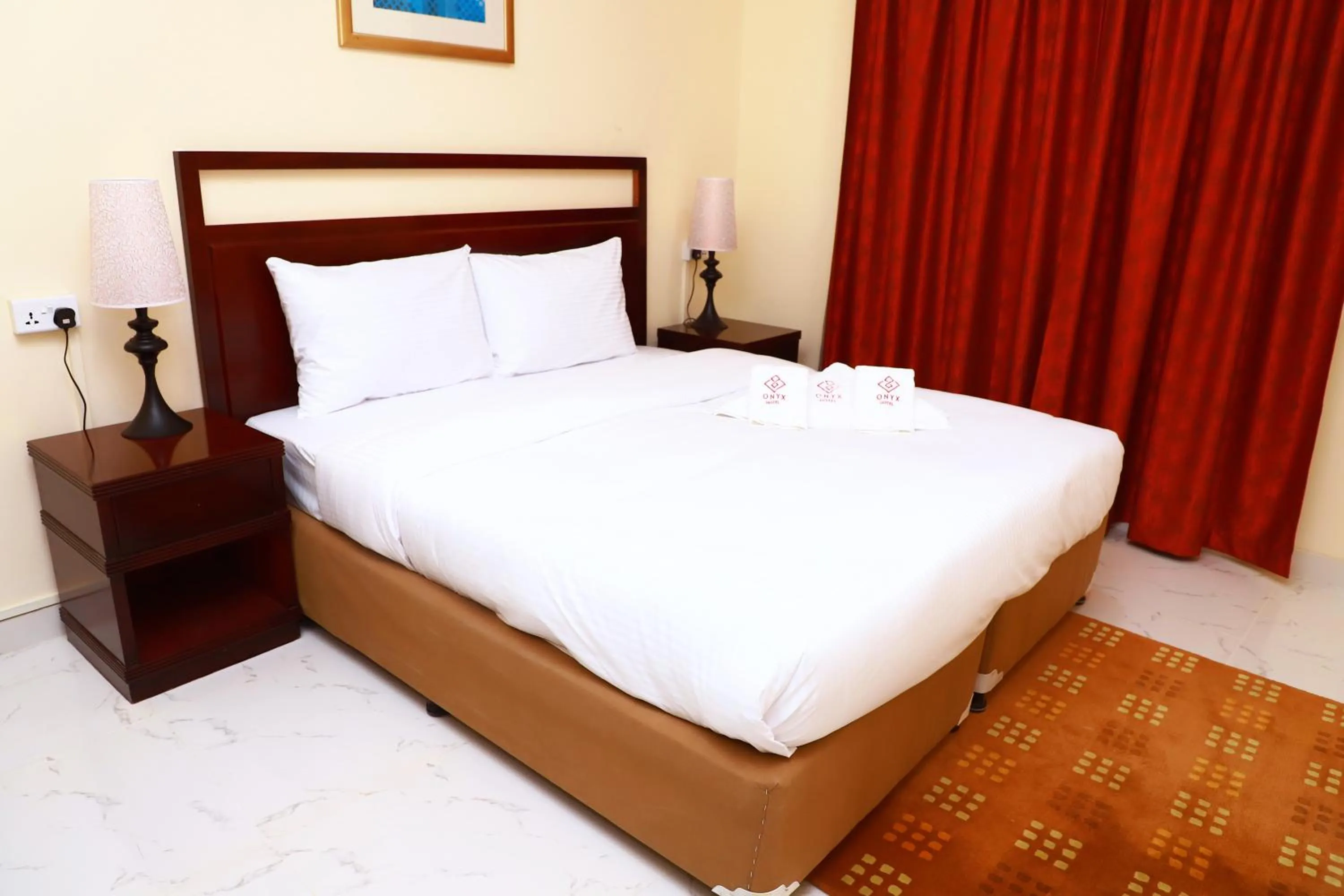 Bedroom, Bed in Onyx Hotel Apartments - MAHA HOSPITALITY GROUP