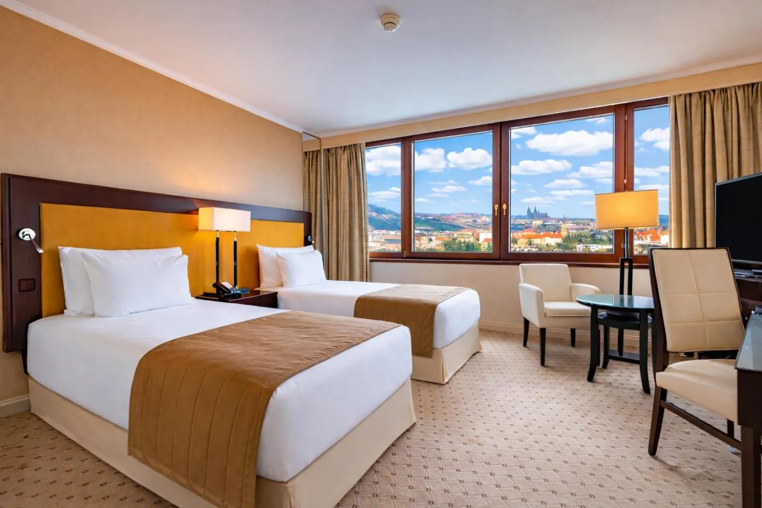 Bedroom, Bed in Grand Hotel Prague Towers - Czech Leading Hotels