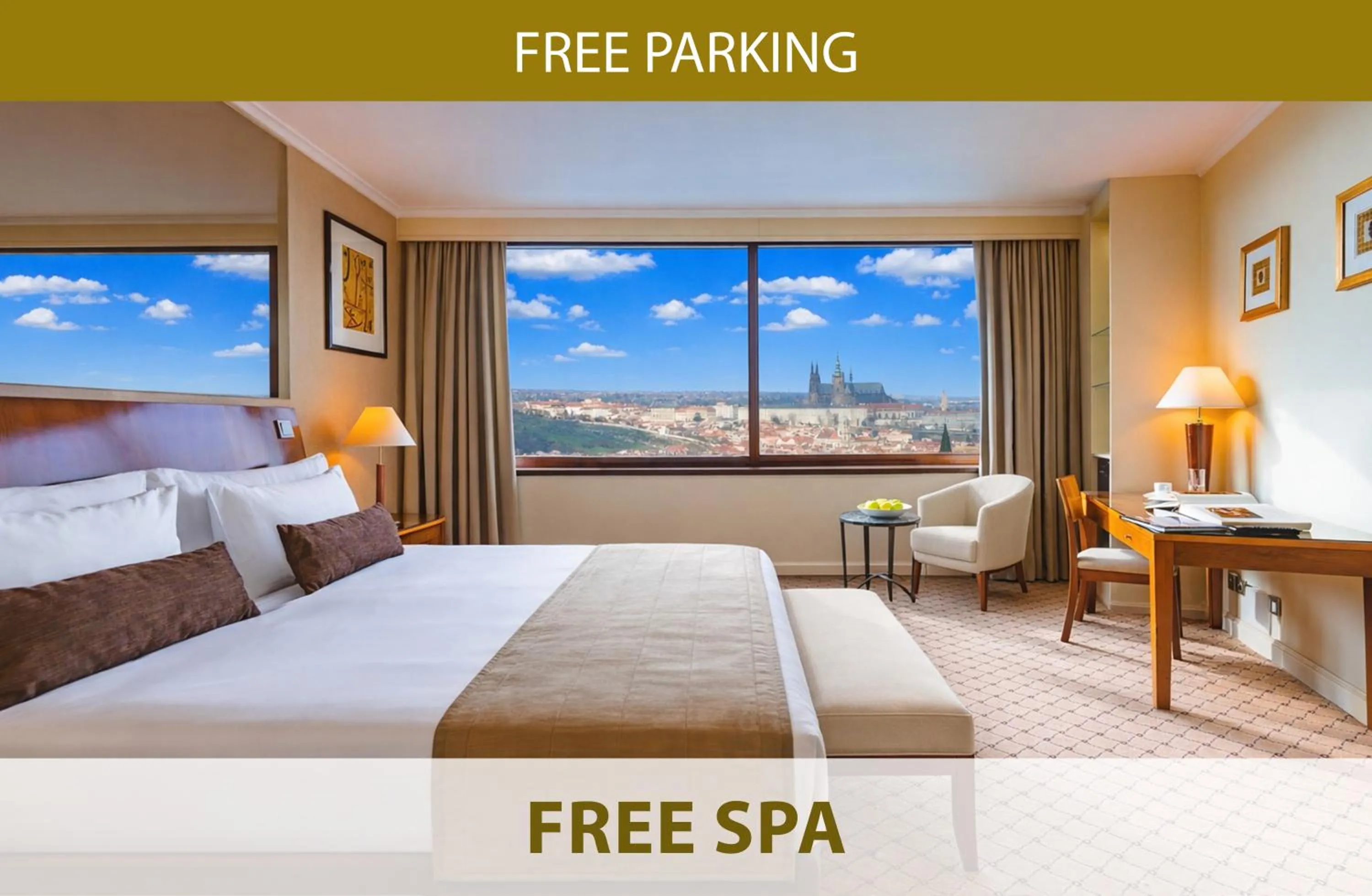 Bedroom, Bed in Grand Hotel Prague Towers - Czech Leading Hotels