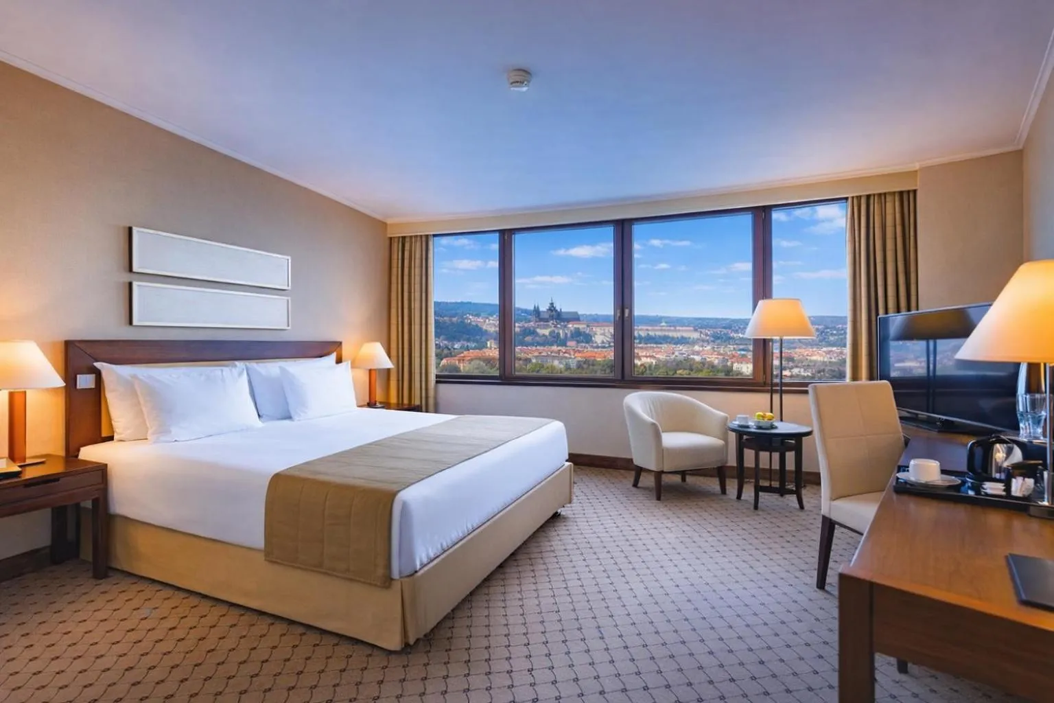 Bedroom, Bed in Grand Hotel Prague Towers - Czech Leading Hotels