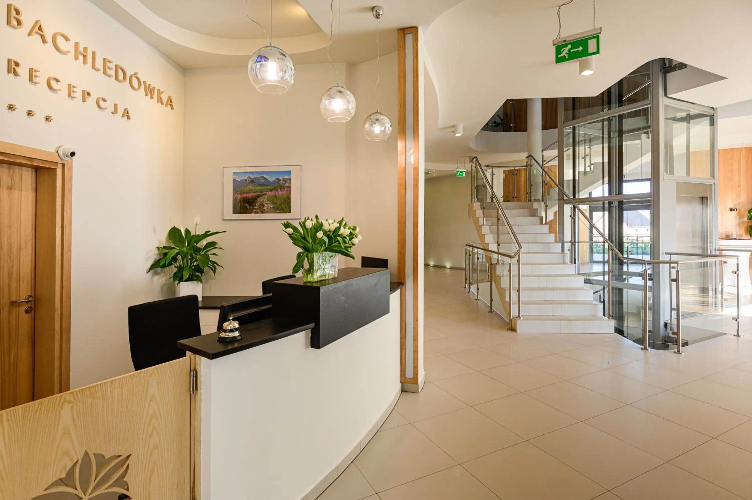 Lobby or reception in Hotel Bachledówka